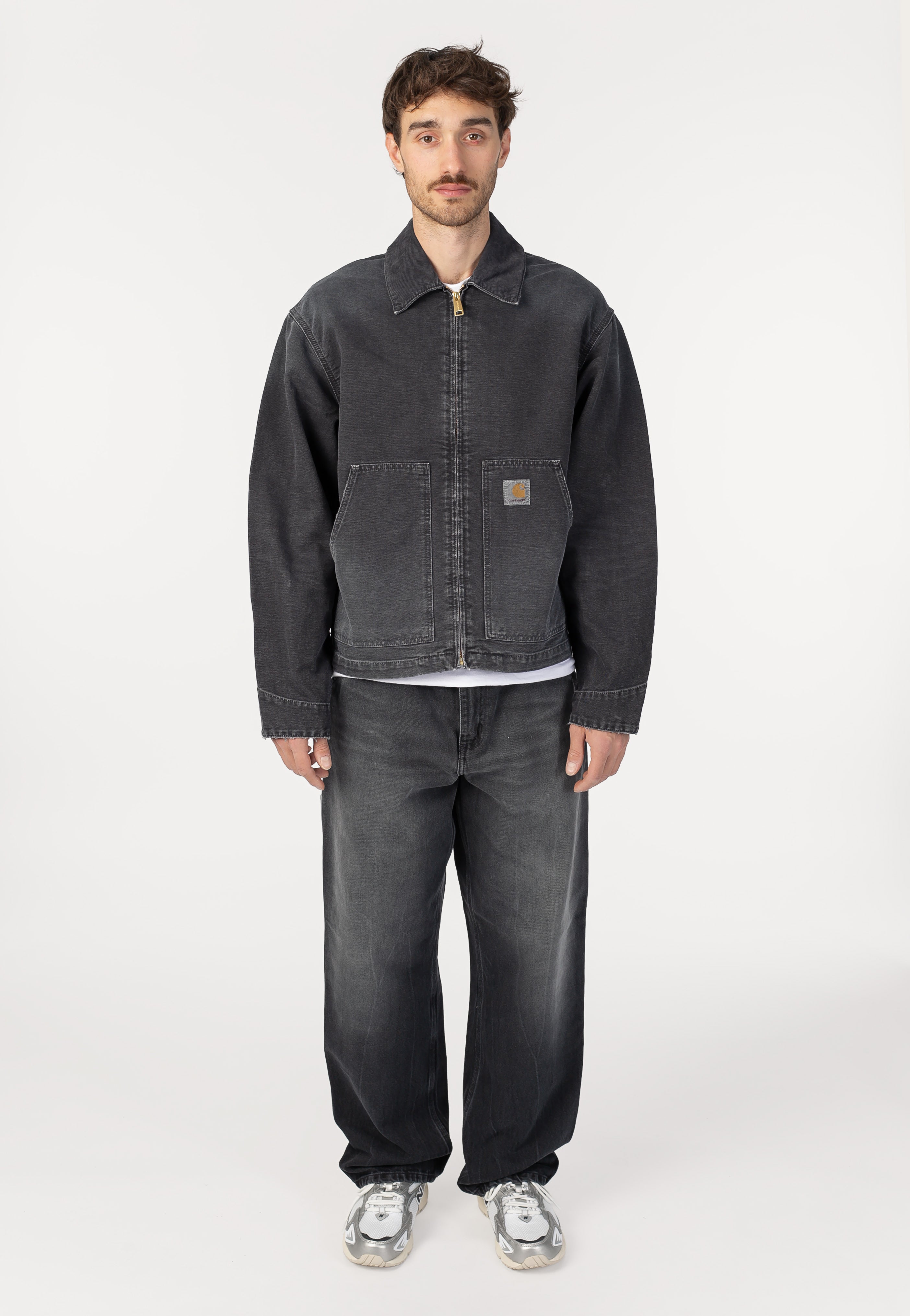 Carhartt WIP - OG Arcan Destroy Wash Black/Black - Jacket | Men-Image