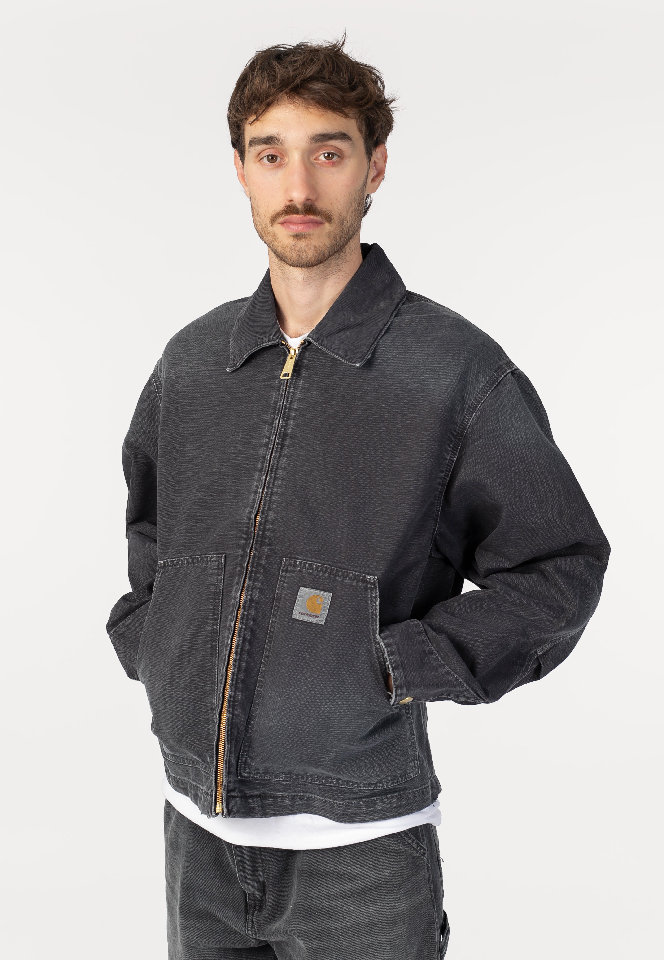 Carhartt WIP - OG Arcan Destroy Wash Black/Black - Jacket | Men-Image