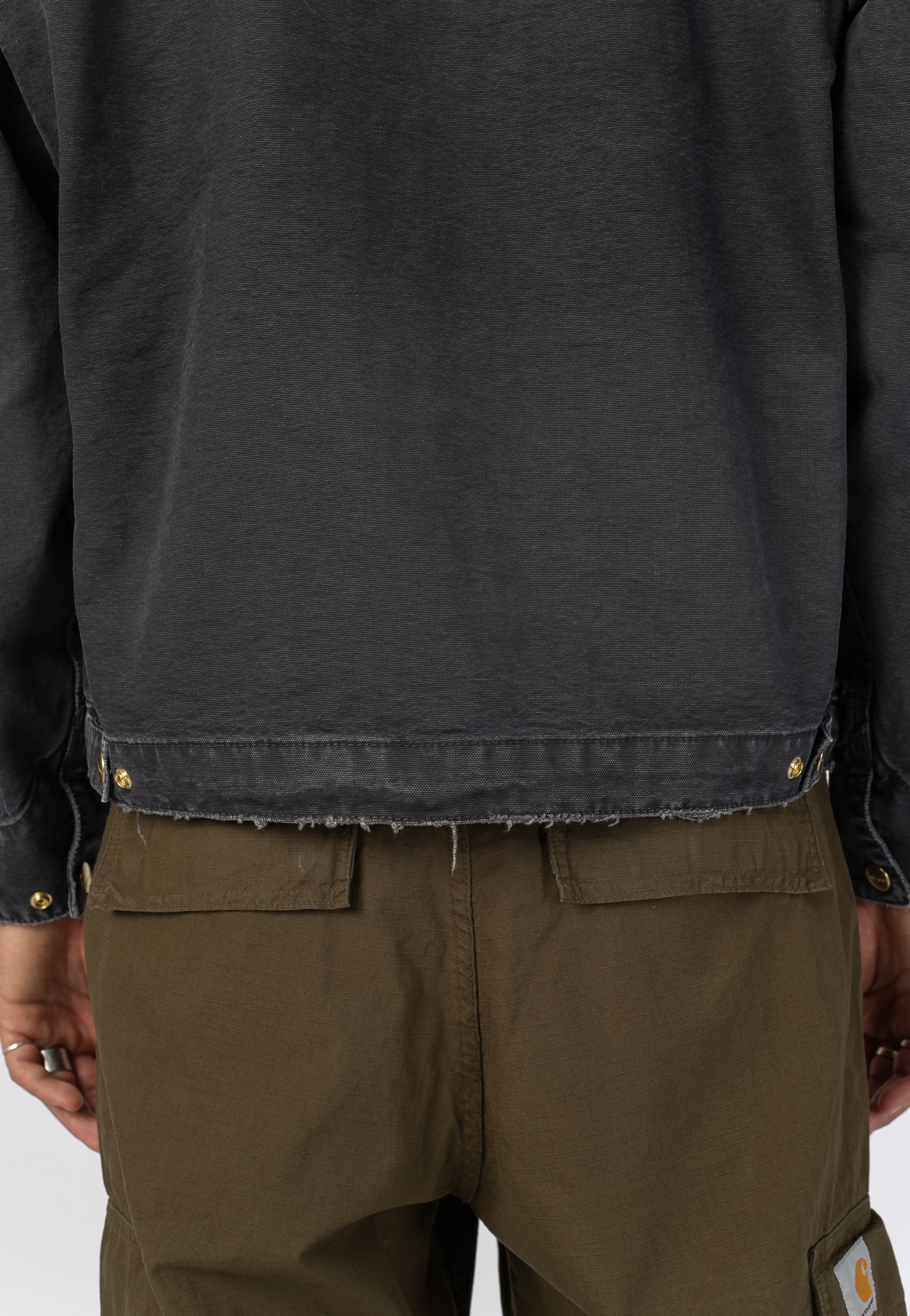 Carhartt WIP - OG Detroit Destroy Wash Black/Black - Jacket | Men-Image