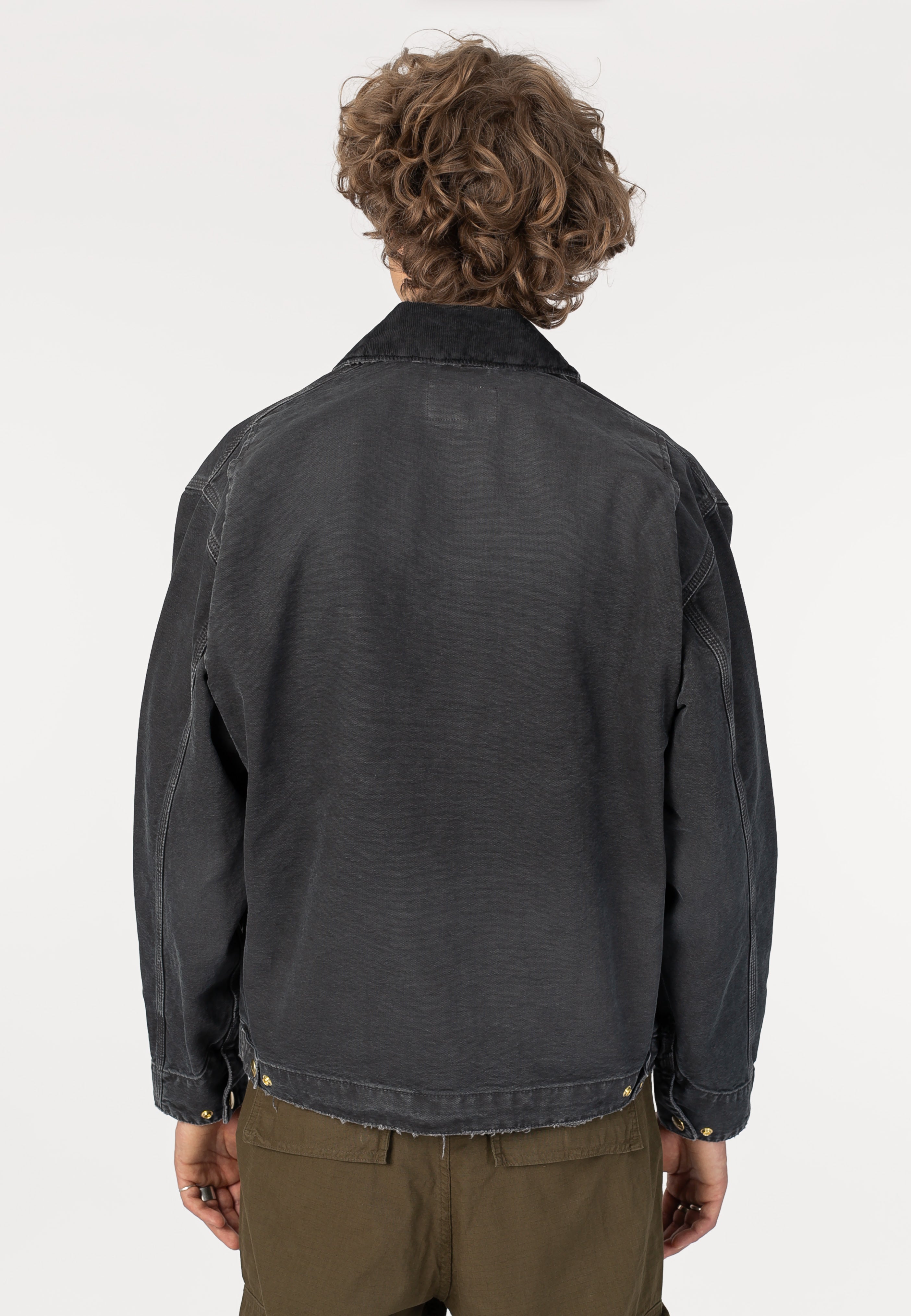 Carhartt WIP - OG Detroit Destroy Wash Black/Black - Jacket | Men-Image