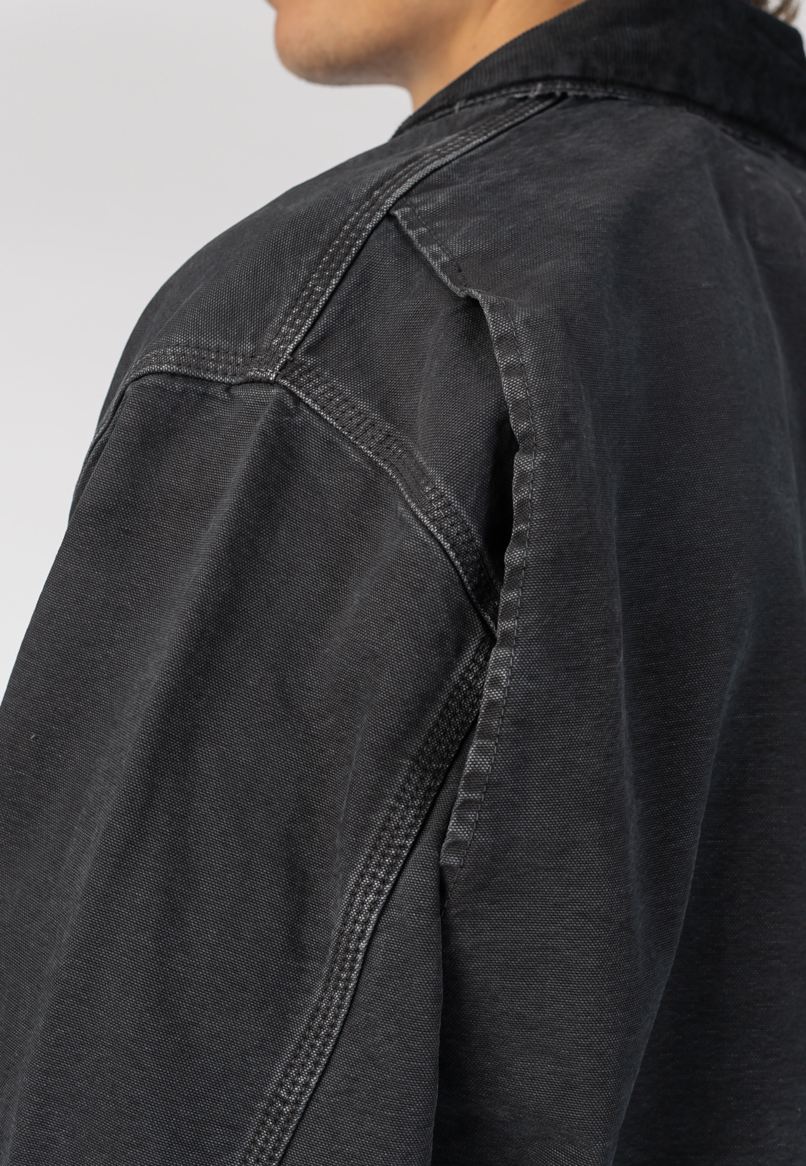 Carhartt WIP - OG Detroit Destroy Wash Black/Black - Jacket | Men-Image