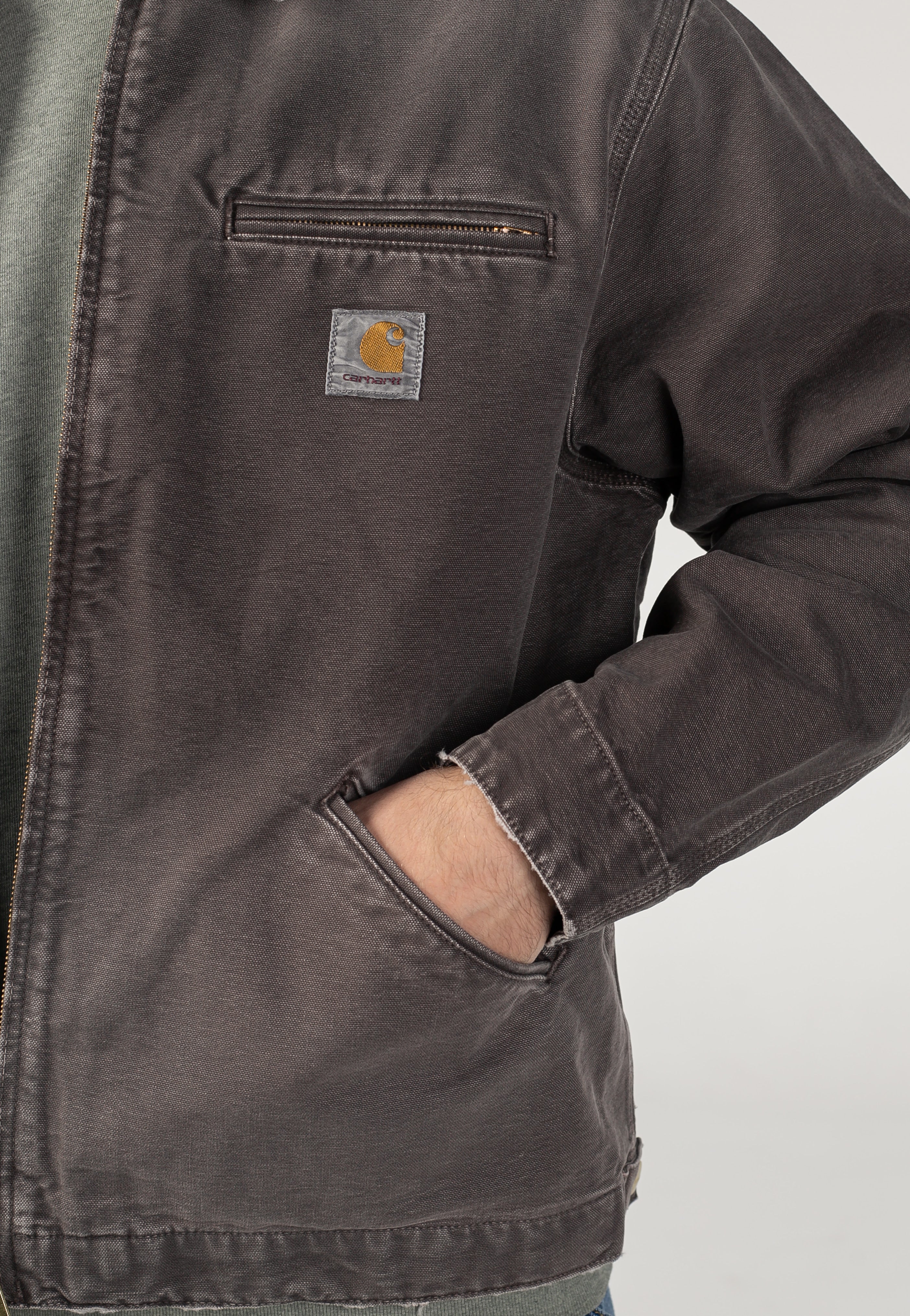 Carhartt WIP - OG Detroit Destroy Wash Tobacco/Tobacco - Jacket | Men-Image