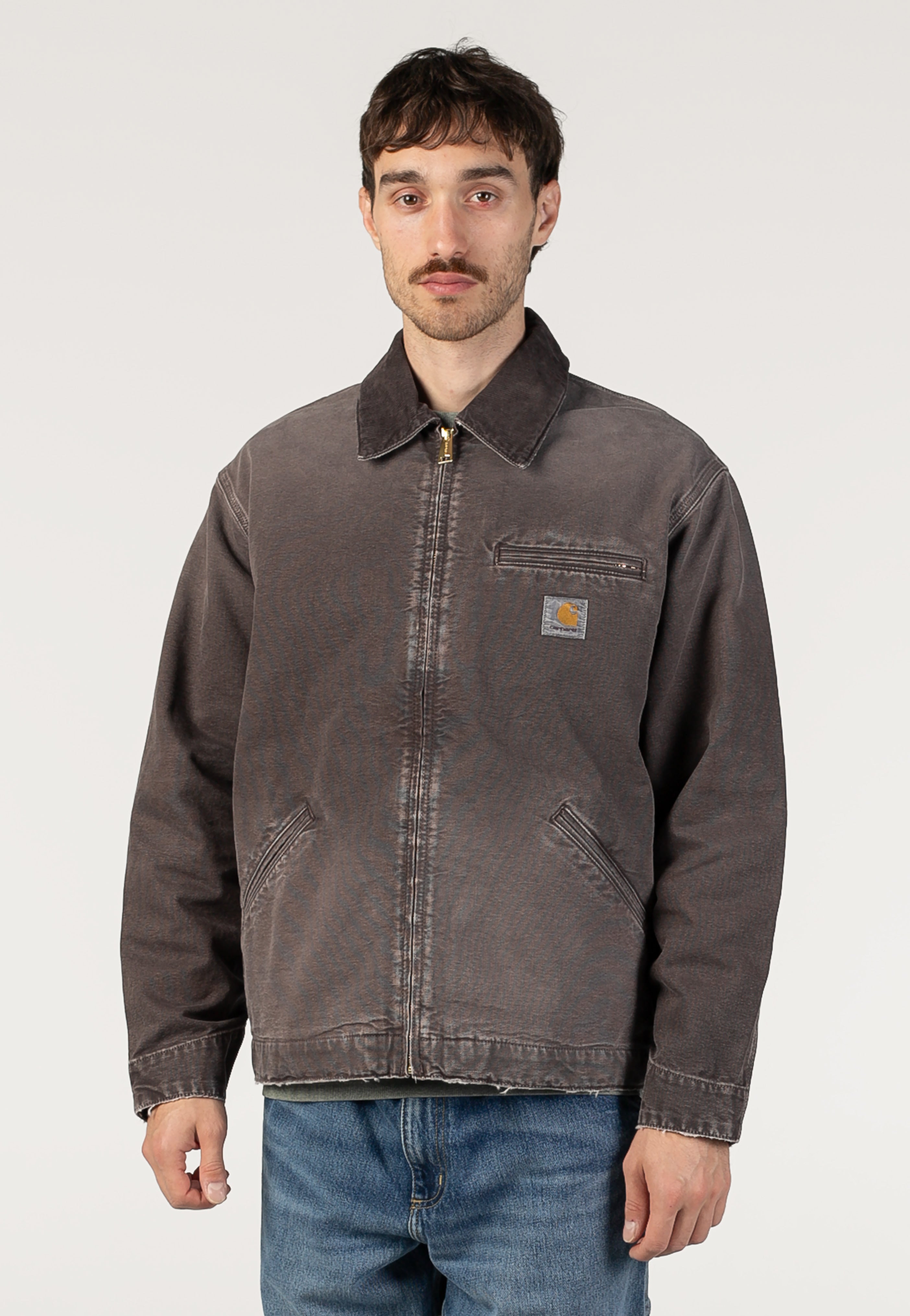 Carhartt WIP - OG Detroit Destroy Wash Tobacco/Tobacco - Jacket | Men-Image