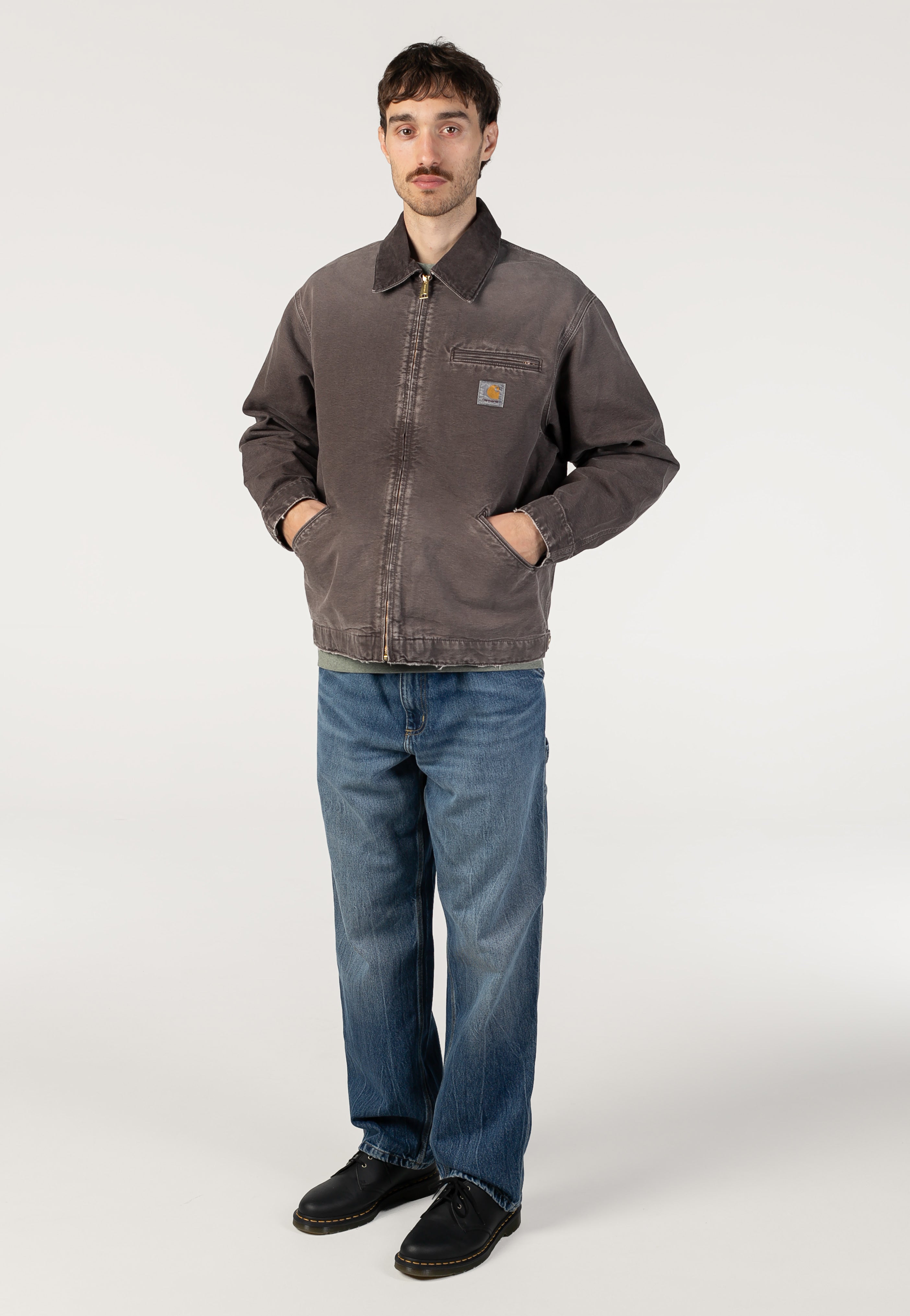 Carhartt WIP - OG Detroit Destroy Wash Tobacco/Tobacco - Jacket | Men-Image