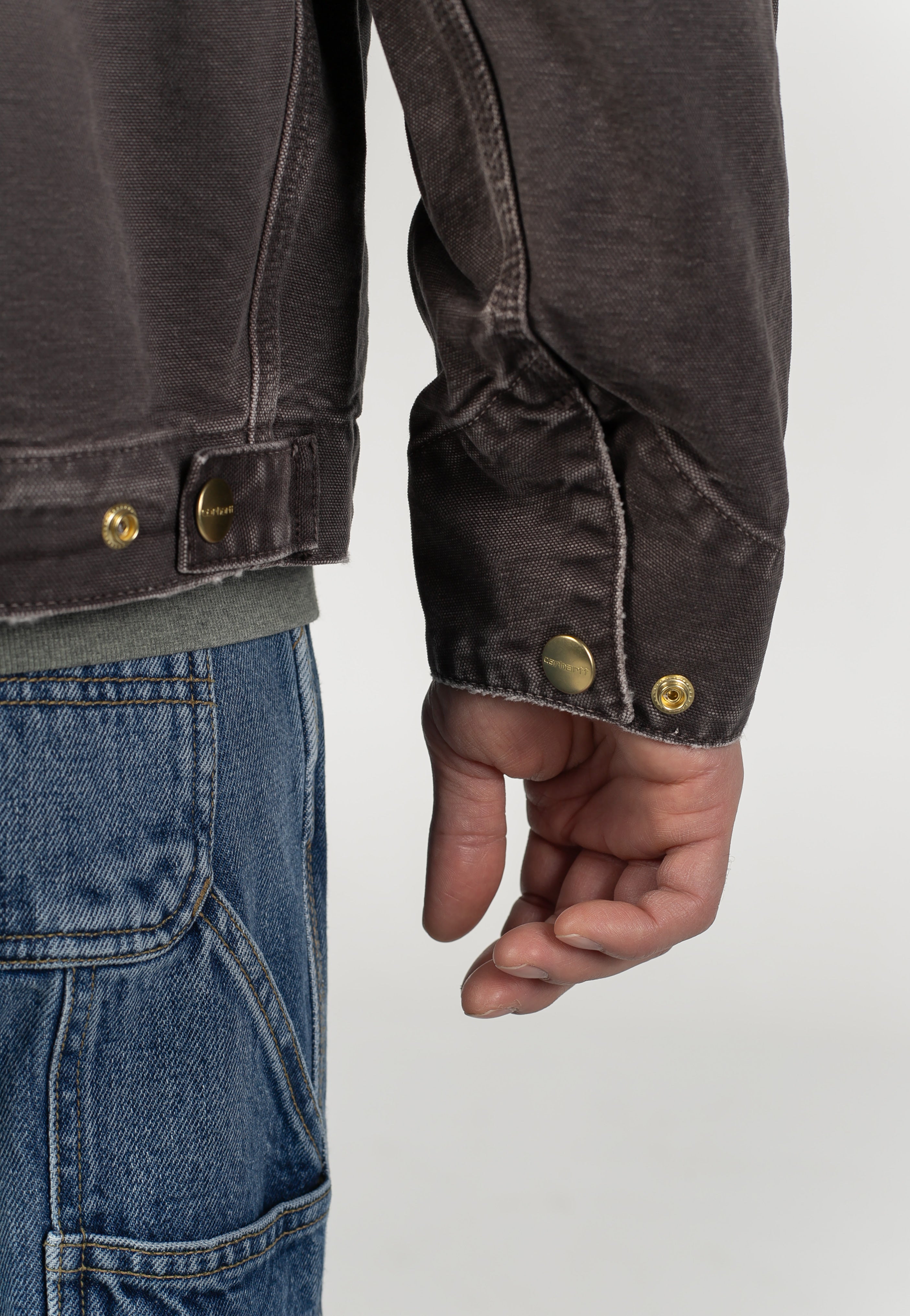 Carhartt WIP - OG Detroit Destroy Wash Tobacco/Tobacco - Jacket | Men-Image