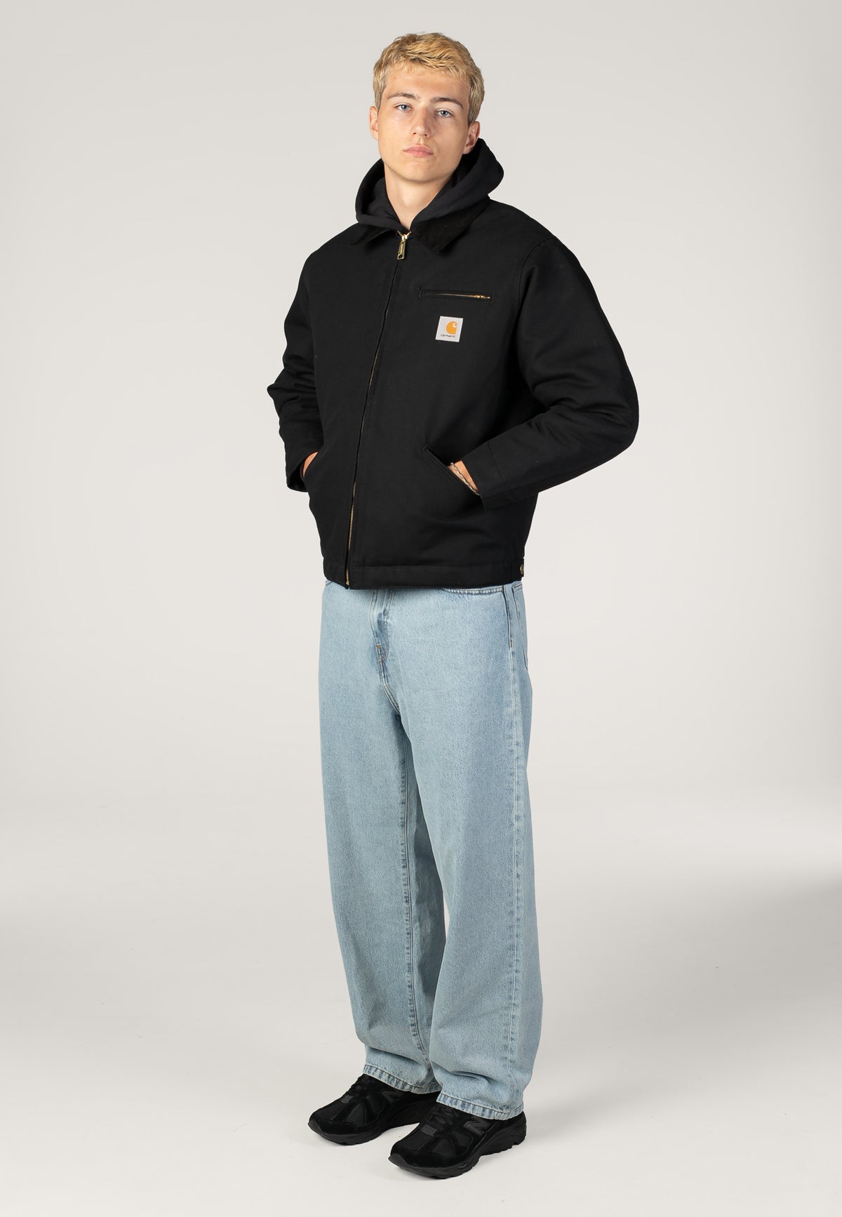 Carhartt WIP OG Detroit Rigid Black/Black Bunda | Men-Image