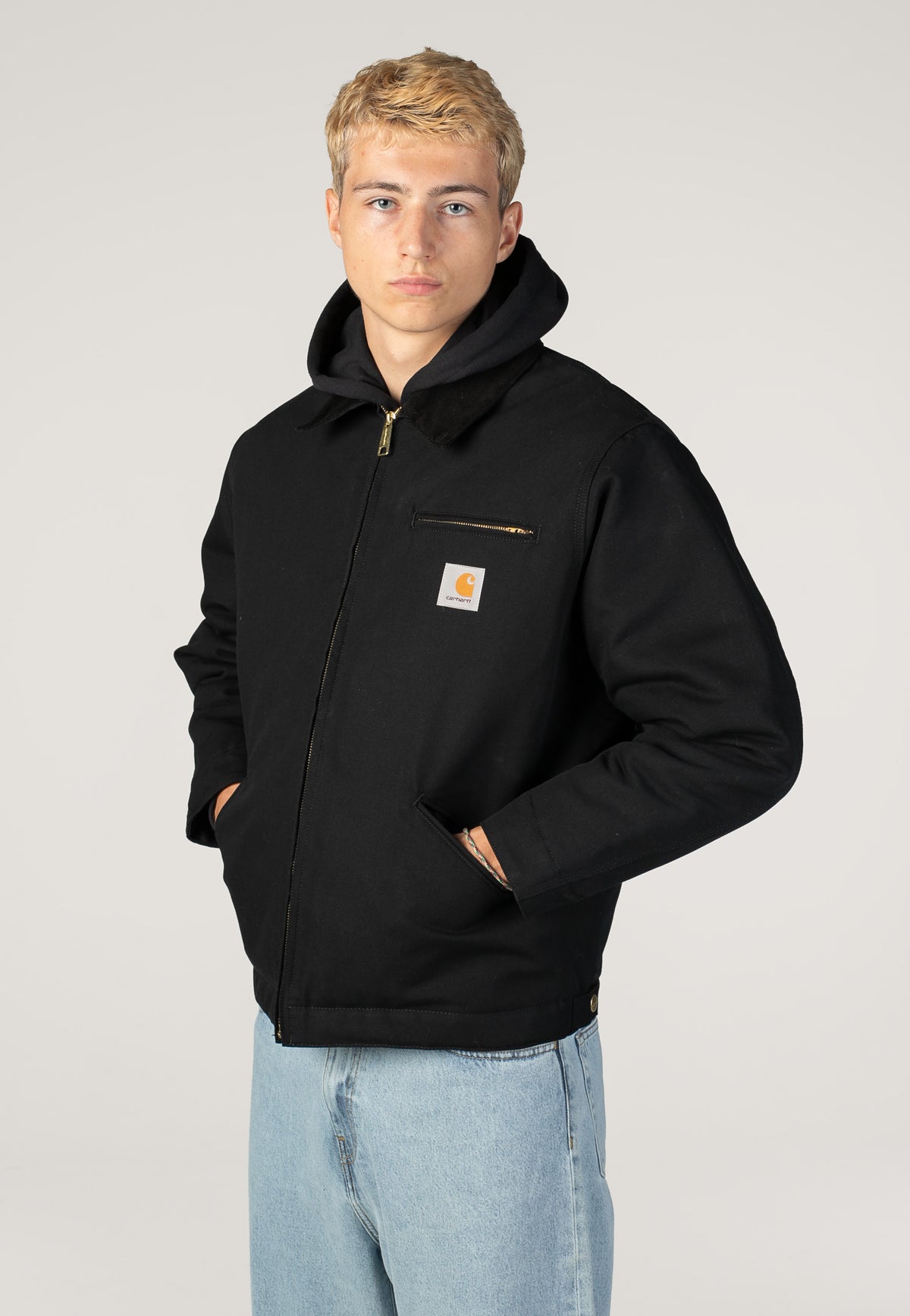 Carhartt WIP OG Detroit Rigid Black/Black Bunda | Men-Image