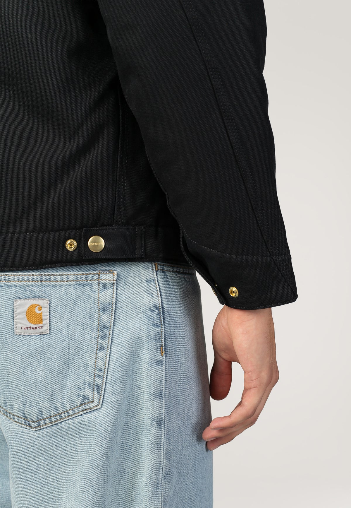 Carhartt WIP OG Detroit Rigid Black/Black Bunda | Men-Image