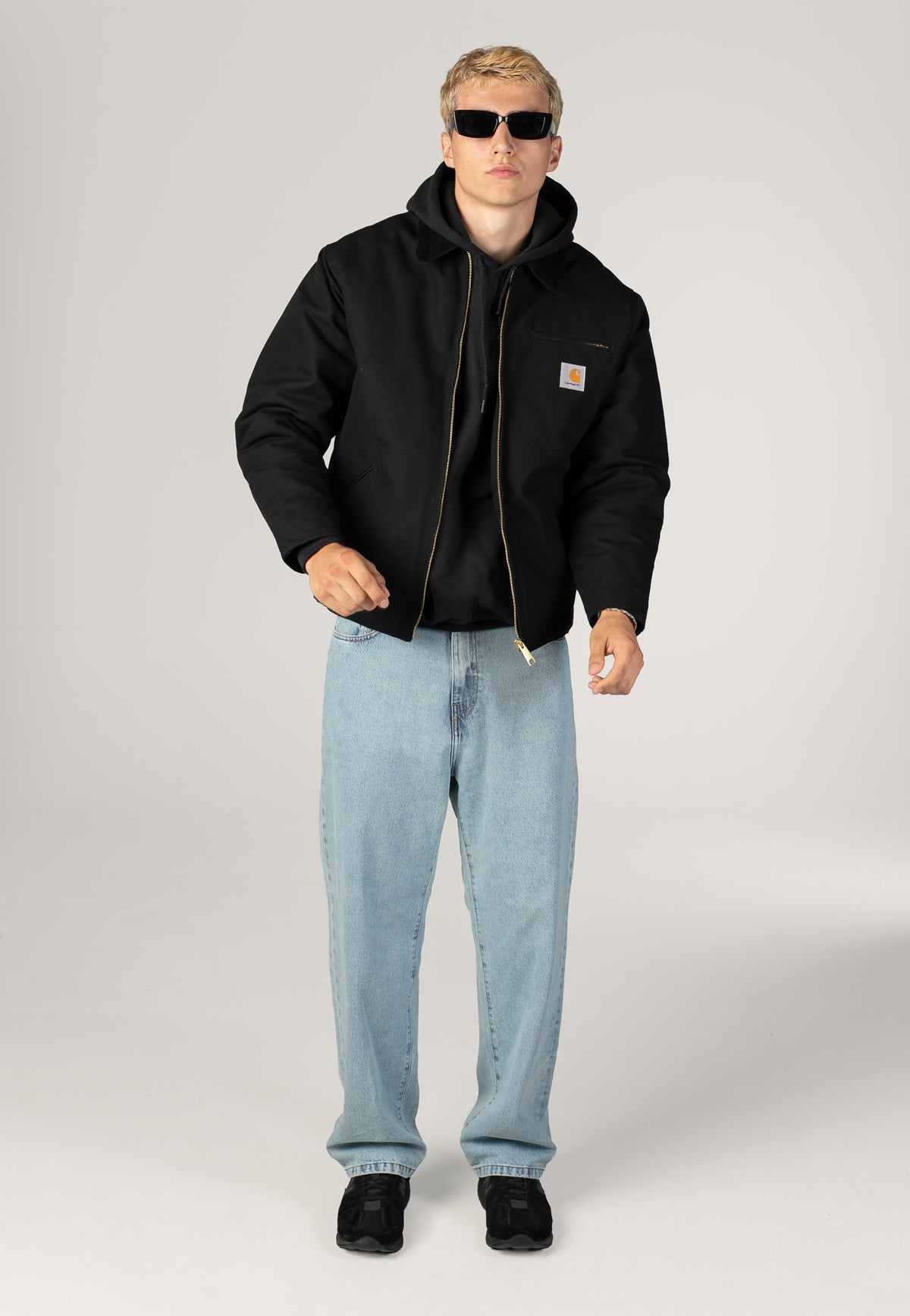 Carhartt WIP OG Detroit Rigid Black/Black Bunda | Men-Image