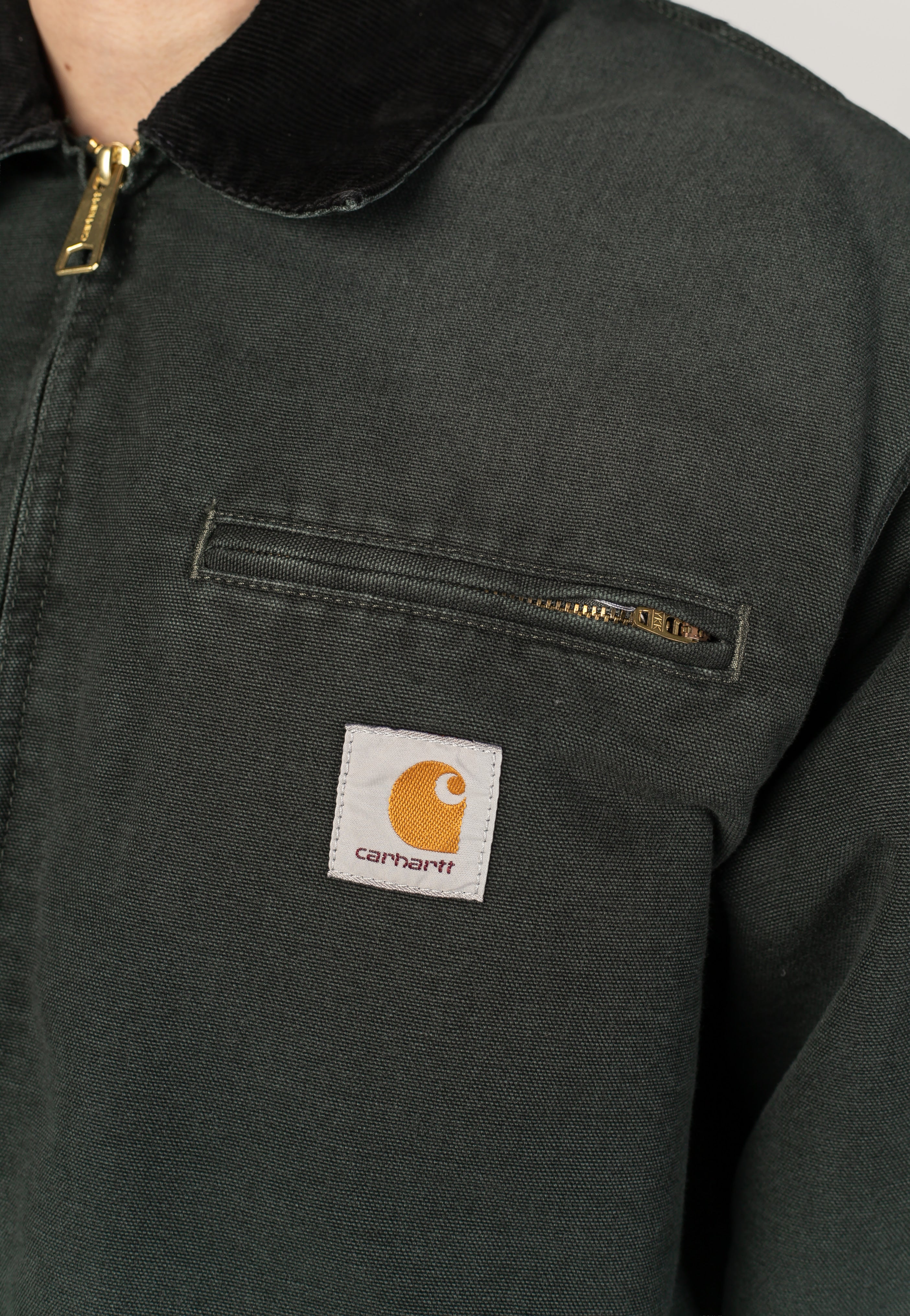 Carhartt WIP OG Detroit Stone Canvas Raven/Black Veste | Men-Image