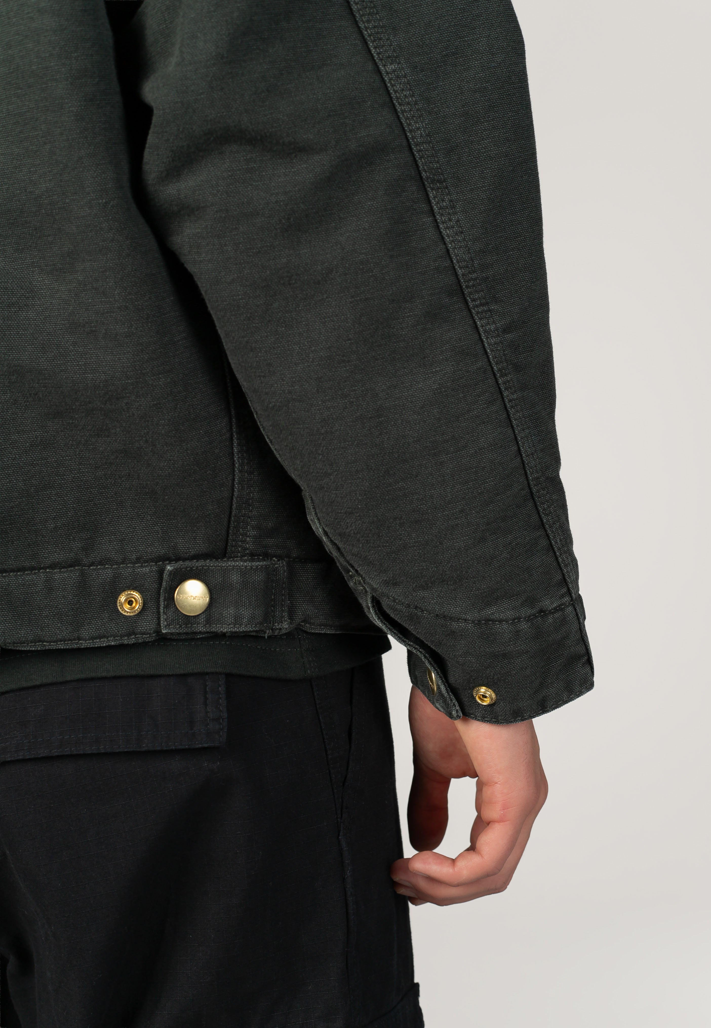 Carhartt WIP OG Detroit Stone Canvas Raven/Black Veste | Men-Image