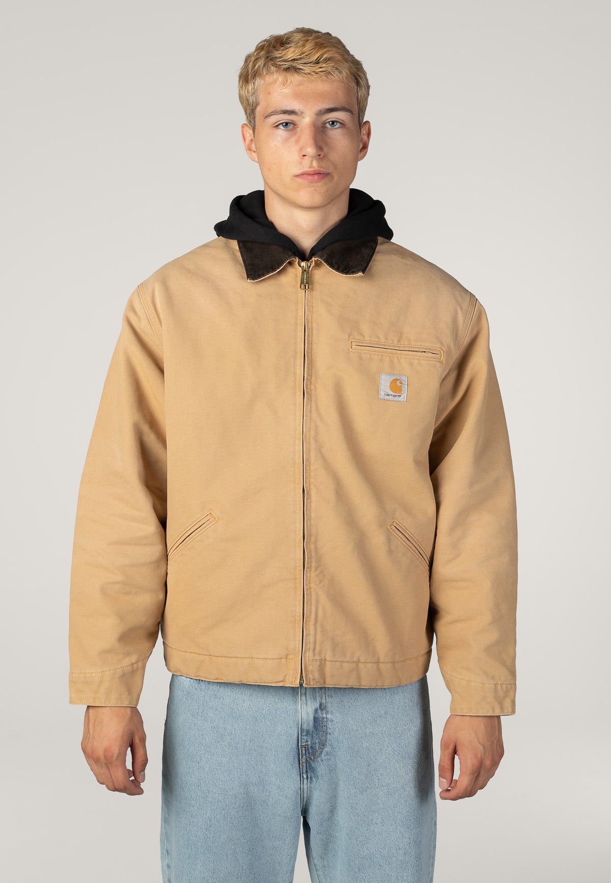 Carhartt WIP - OG Detroit Stone Canvas Wip Dusty H/Tobacco - Jacket | Men-Image