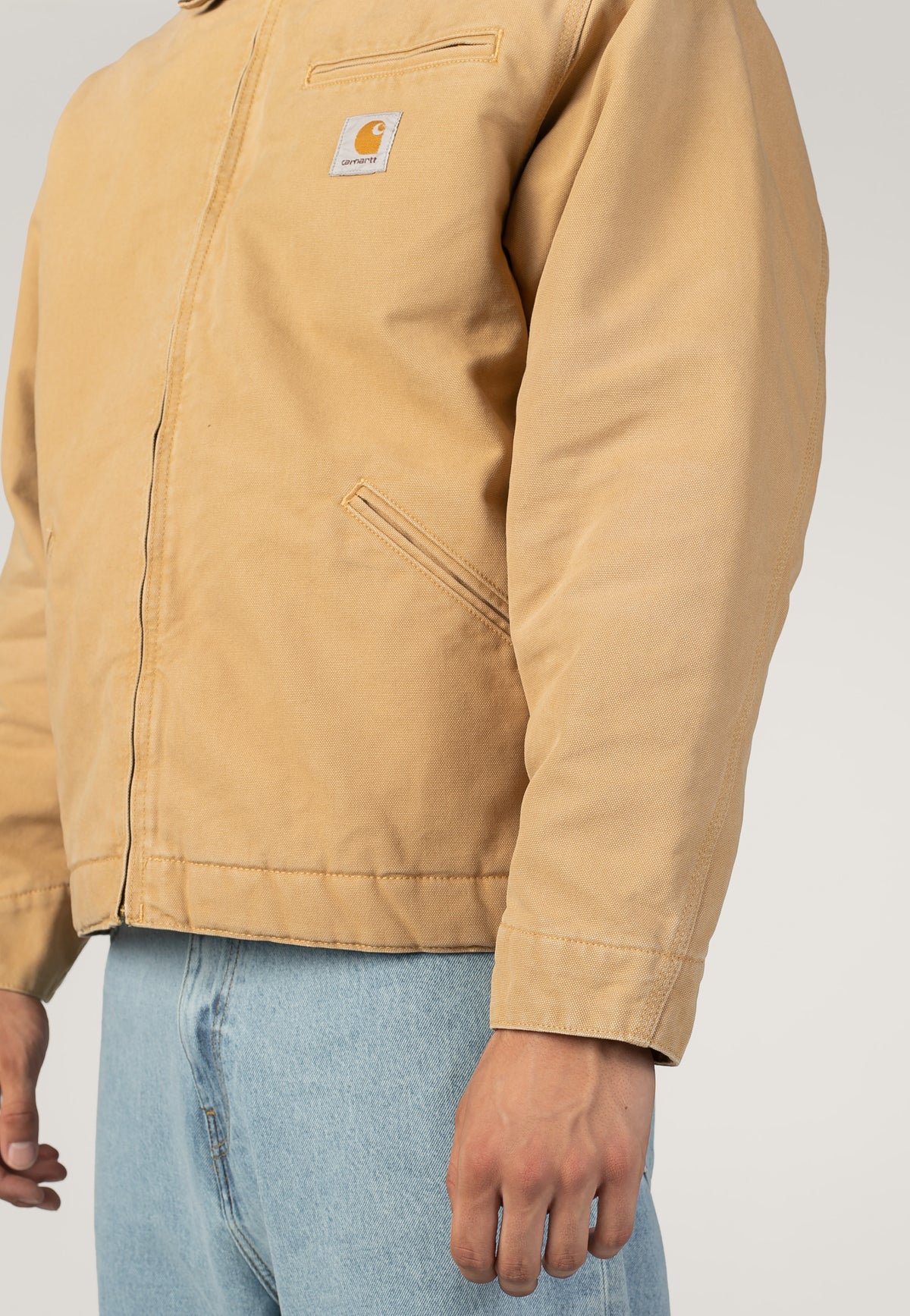 Carhartt WIP - OG Detroit Stone Canvas Wip Dusty H/Tobacco - Jacket | Men-Image