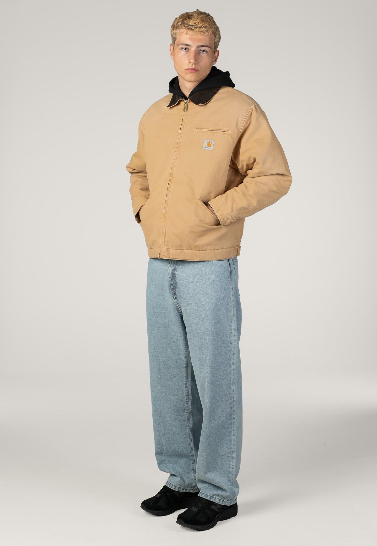 Carhartt WIP - OG Detroit Stone Canvas Wip Dusty H/Tobacco - Jacket | Men-Image