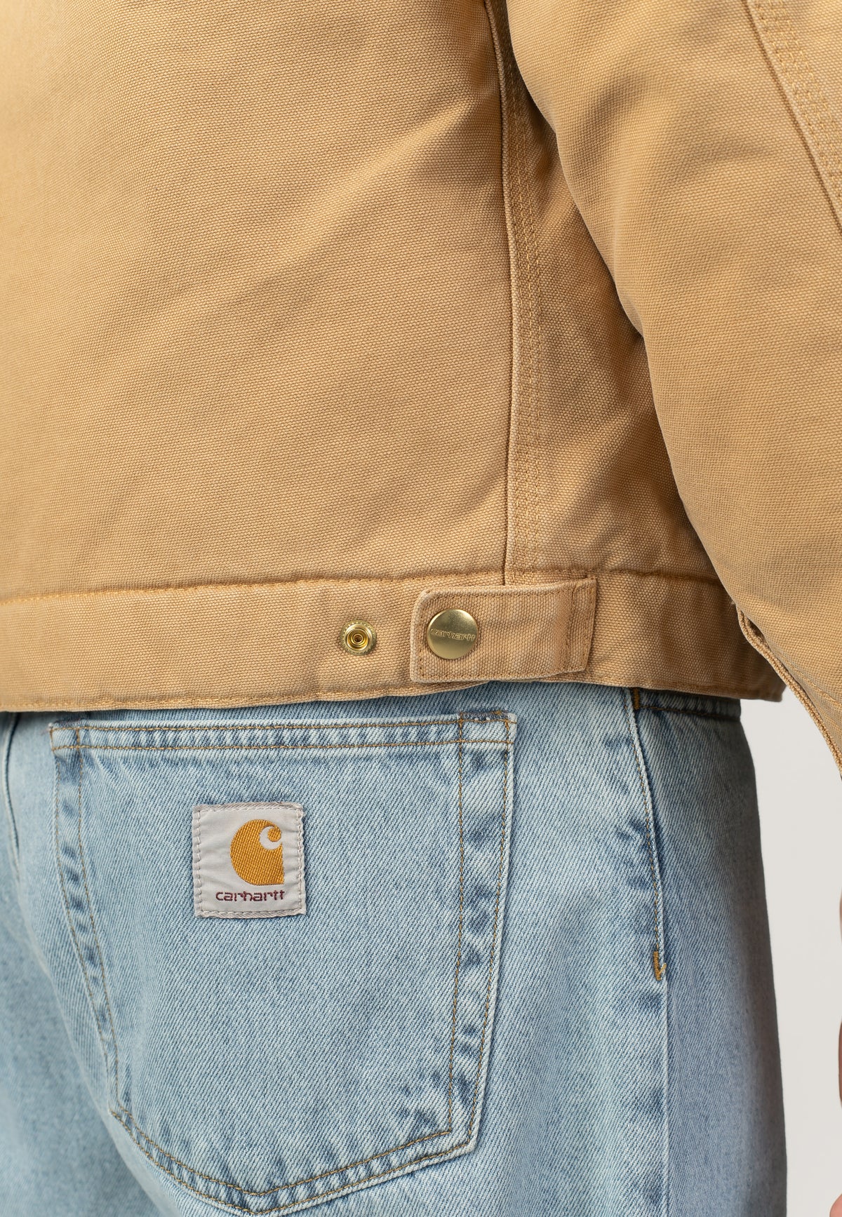 Carhartt WIP - OG Detroit Stone Canvas Wip Dusty H/Tobacco - Jacket | Men-Image