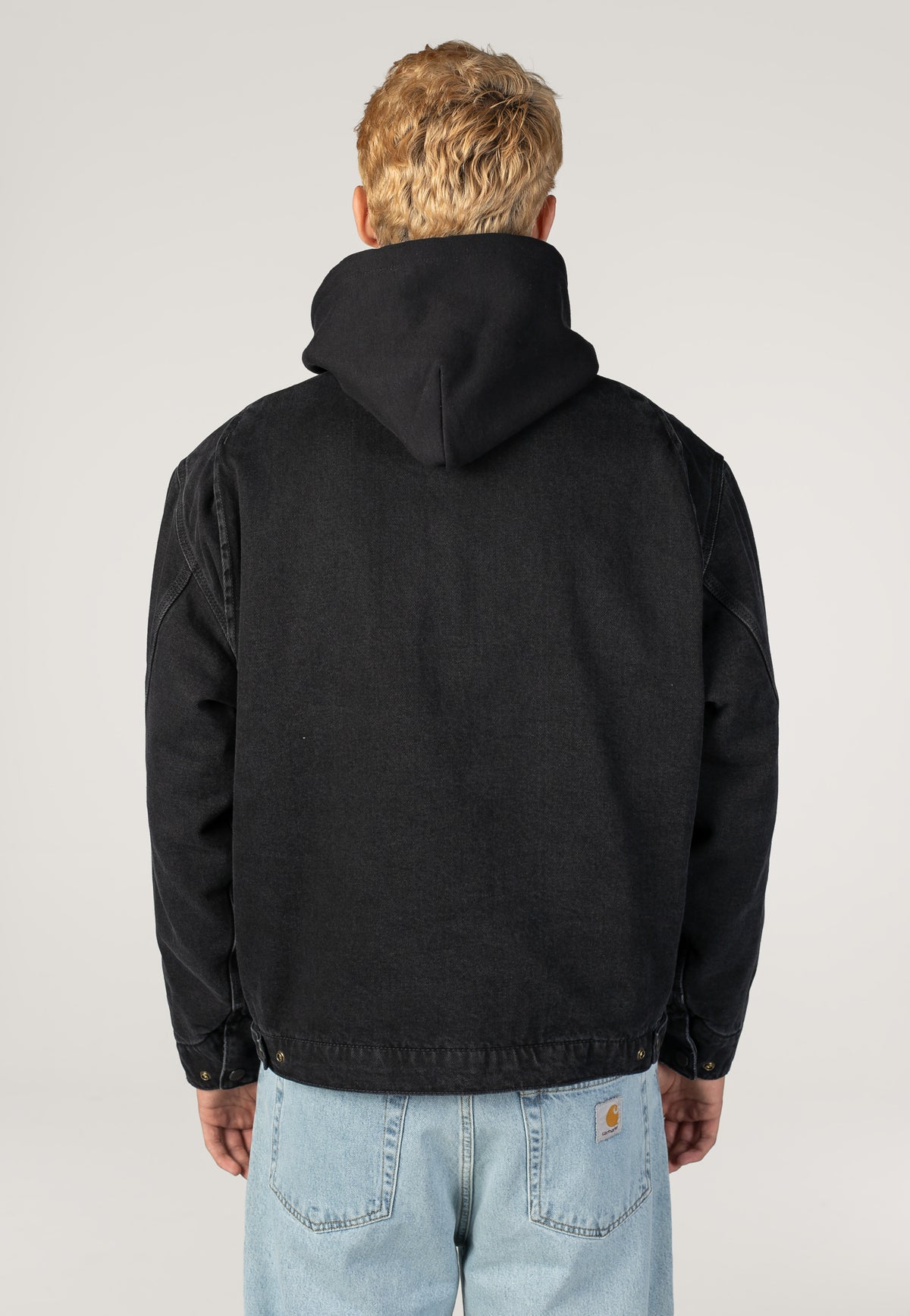 Carhartt WIP OG Detroit Stone Washed Black/Black Jacke | Men-Image