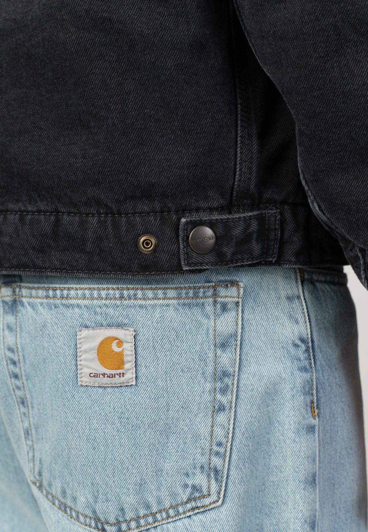 Carhartt WIP OG Detroit Stone Washed Black/Black Jacke | Men-Image