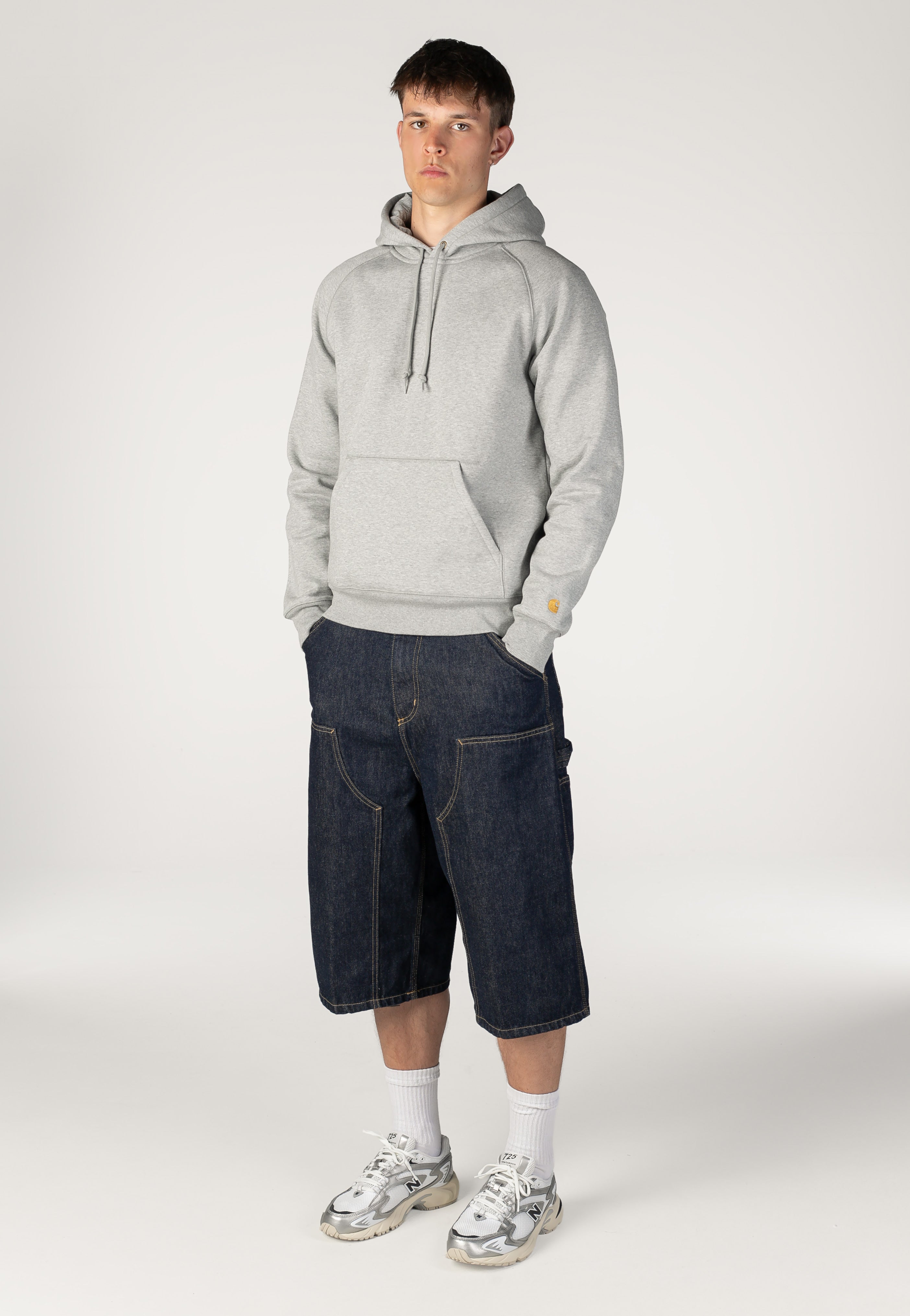 Carhartt WIP - OG Double Knee Rinsed Blue - Shorts | Men-Image