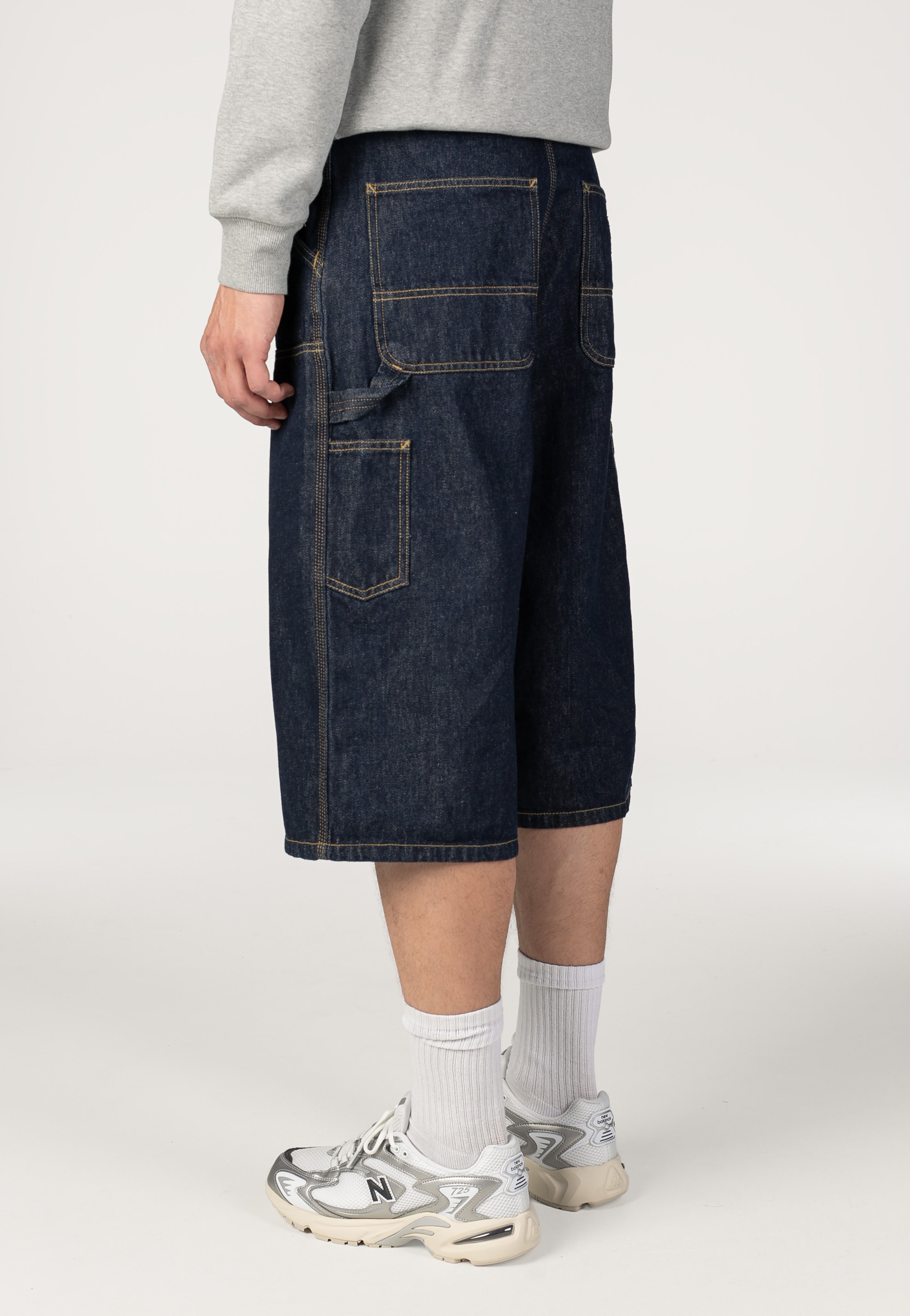 Carhartt WIP - OG Double Knee Rinsed Blue - Shorts | Men-Image