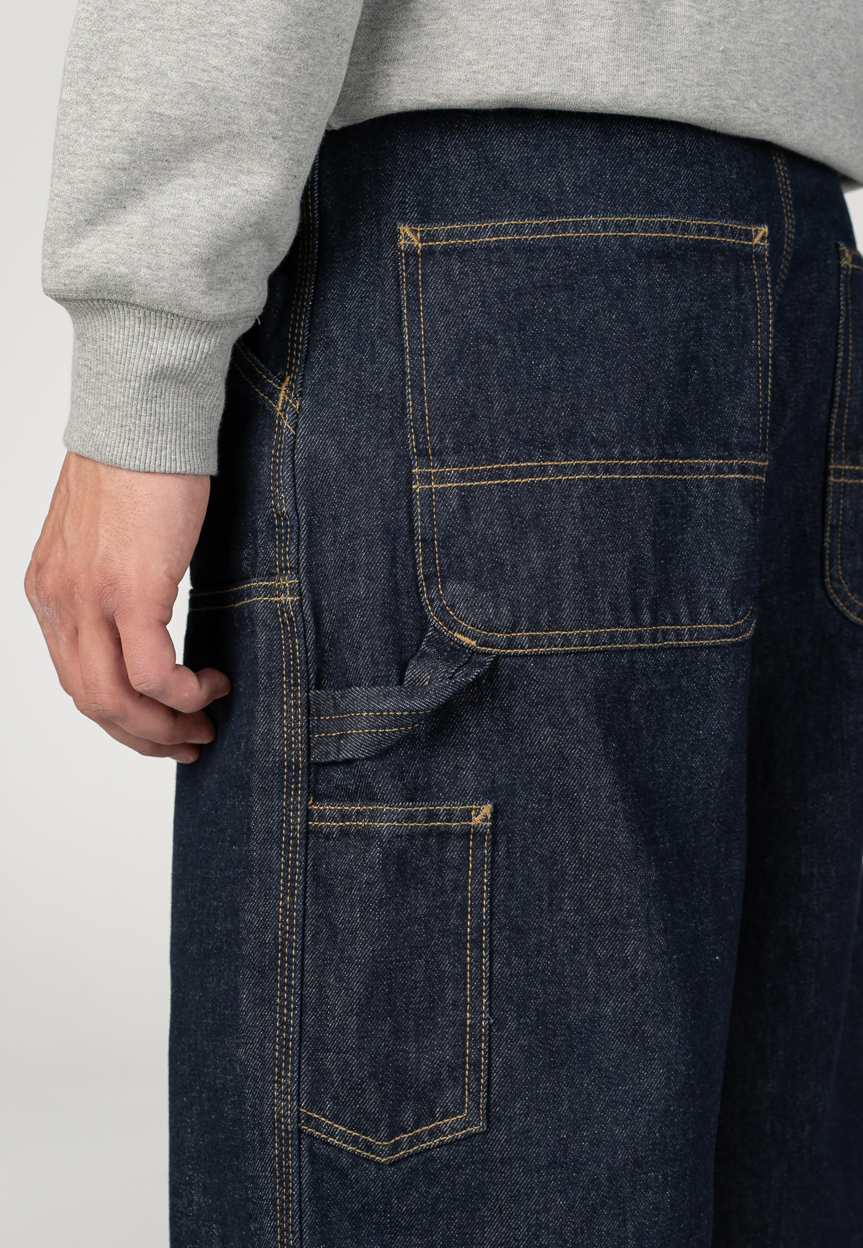 Carhartt WIP - OG Double Knee Rinsed Blue - Shorts | Men-Image