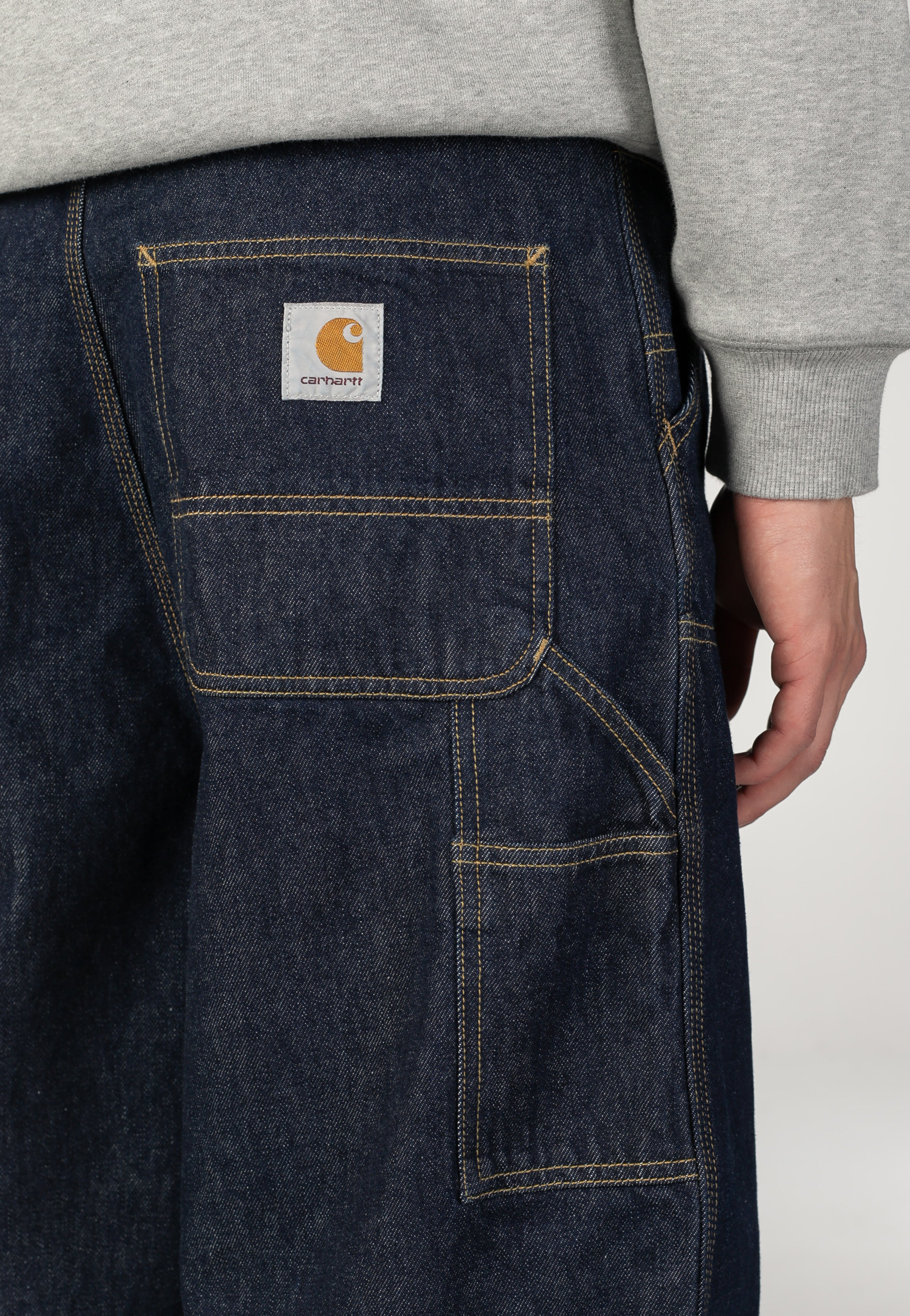 Carhartt WIP - OG Double Knee Rinsed Blue - Shorts | Men-Image