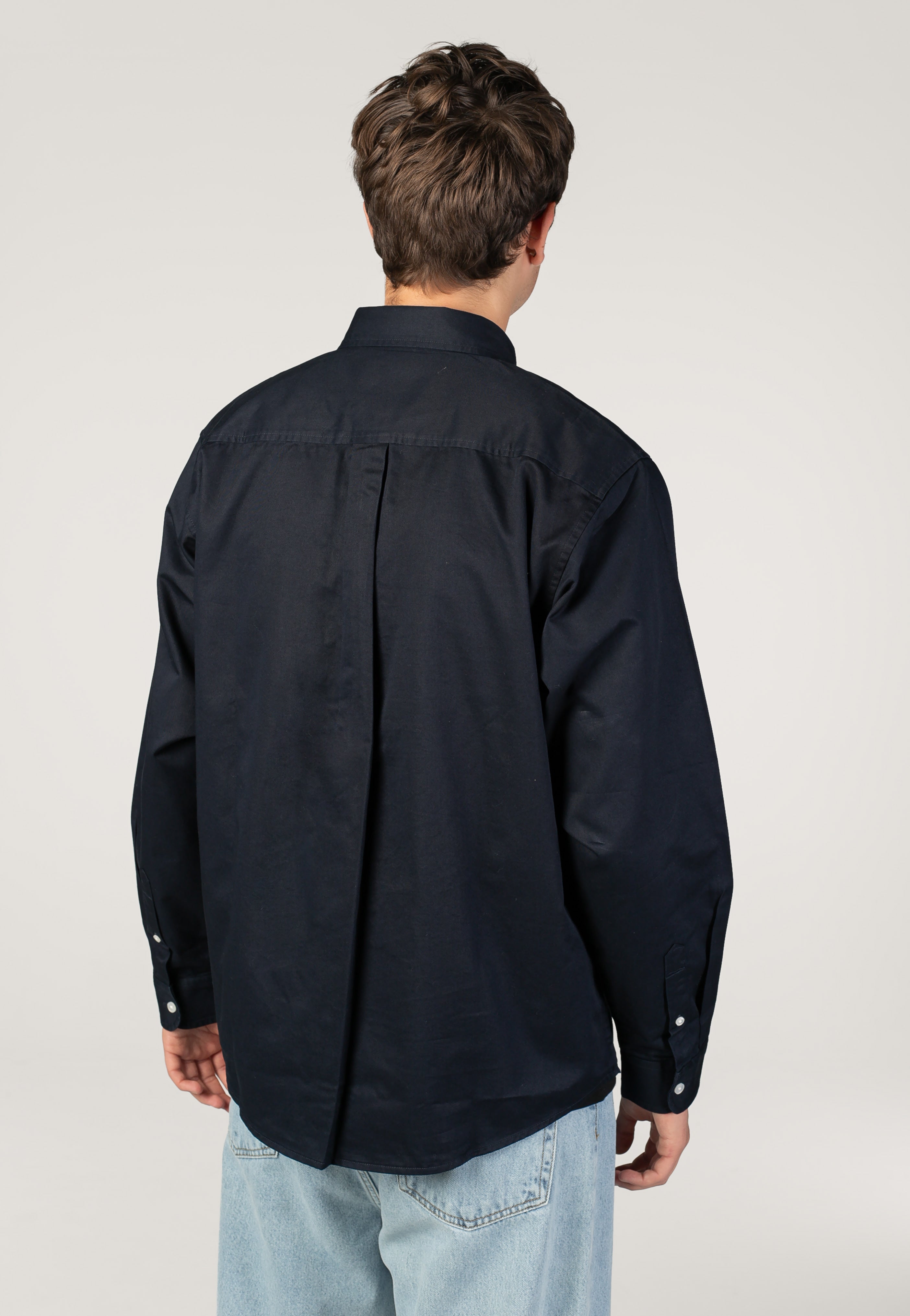 Carhartt WIP OG Madison Dark Navy Koszula | Men-Image