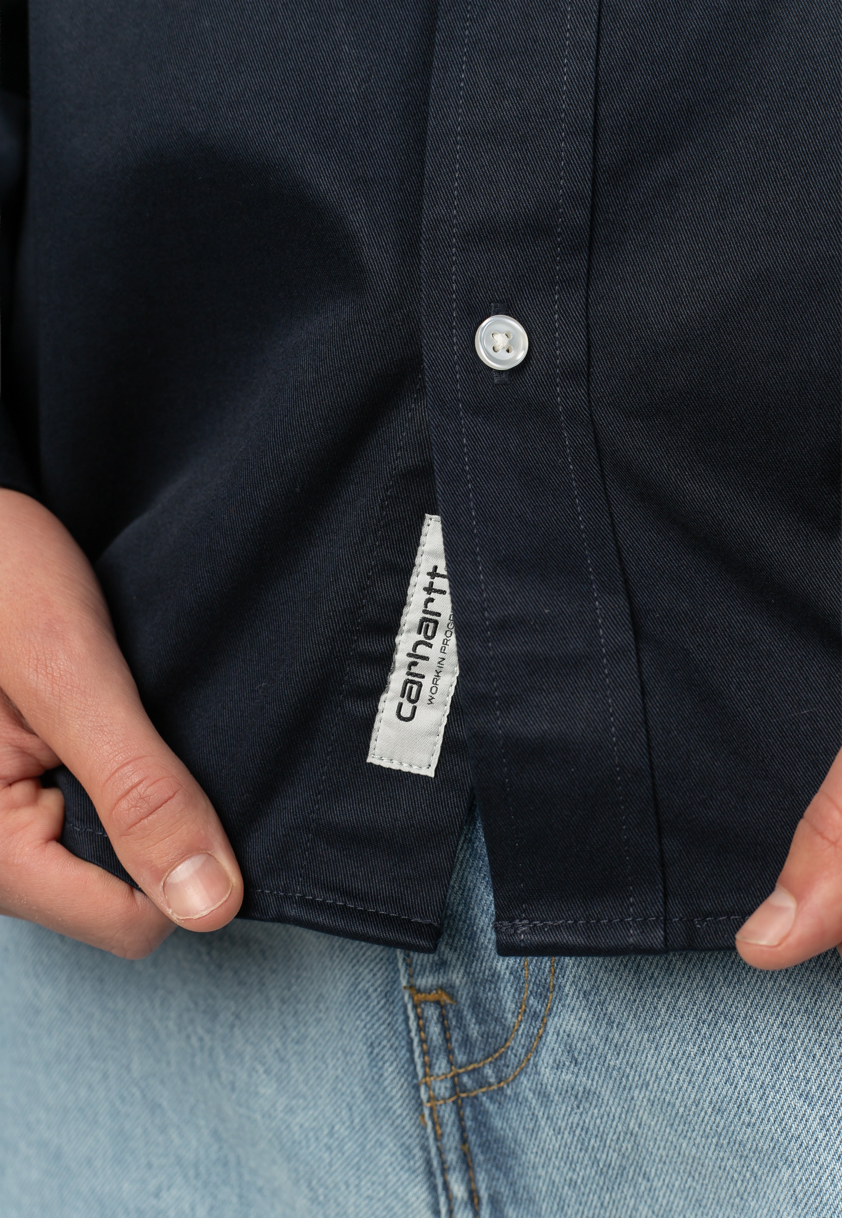 Carhartt WIP OG Madison Dark Navy Koszula | Men-Image