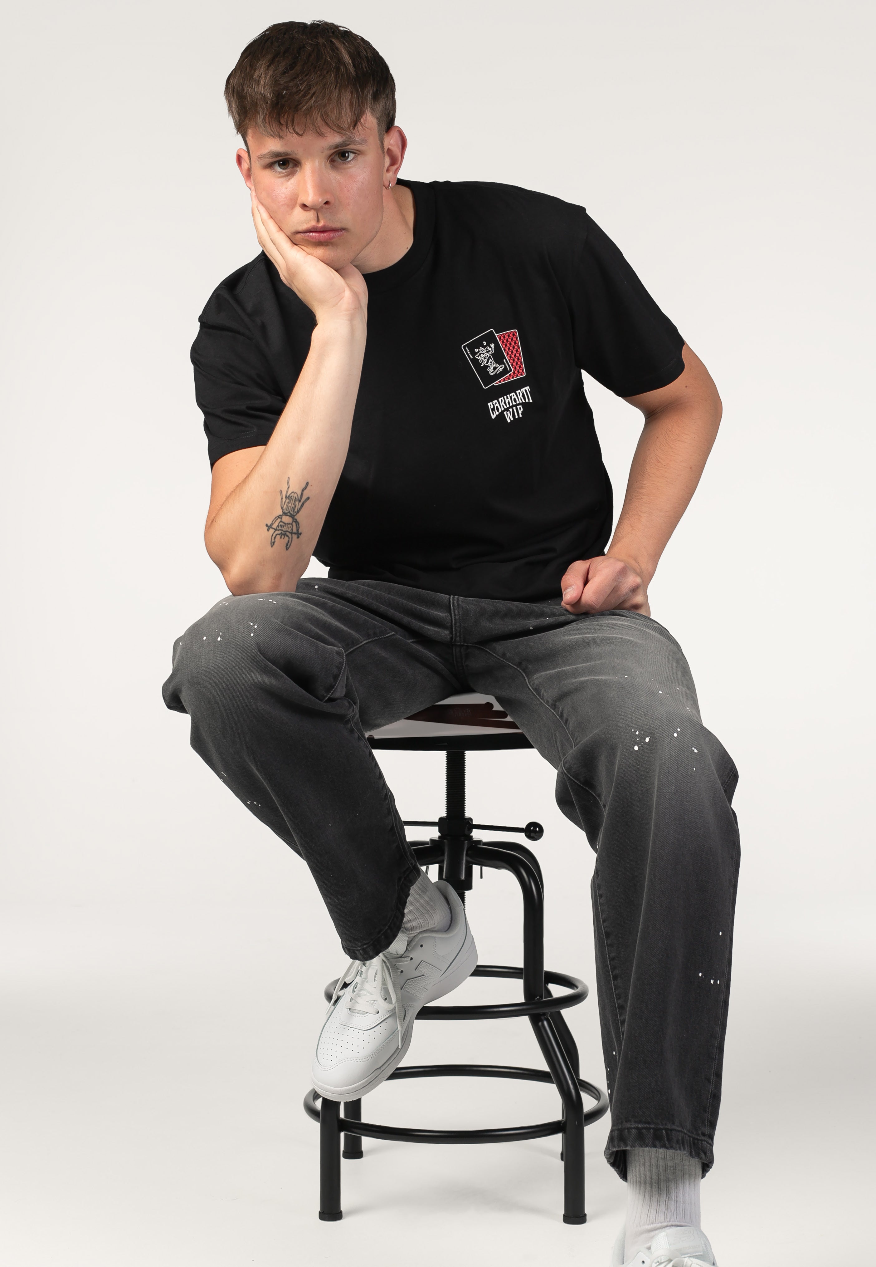 Carhartt WIP - Playing Cards Black - T-Shirt | Men-Image