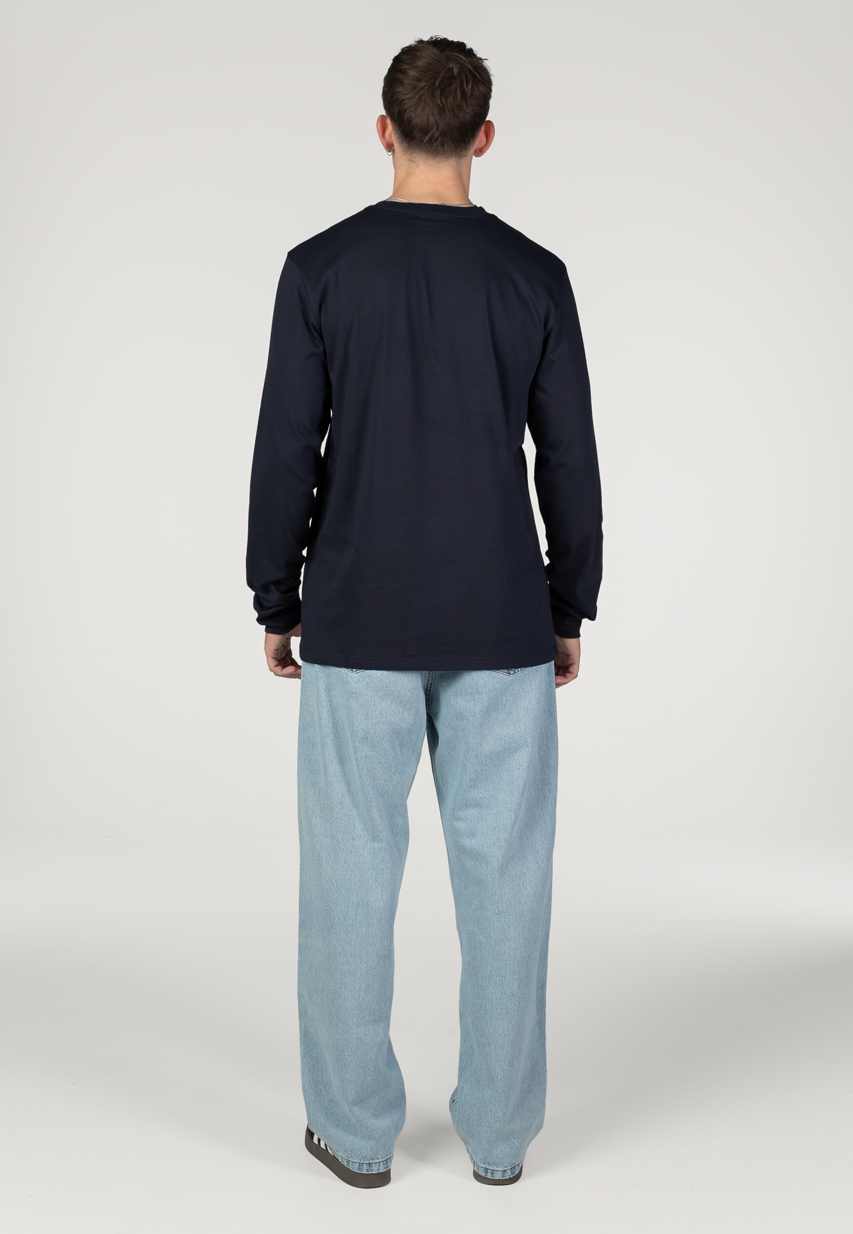 Carhartt WIP - Pocket Dark Navy - Longsleeve | Men-Image