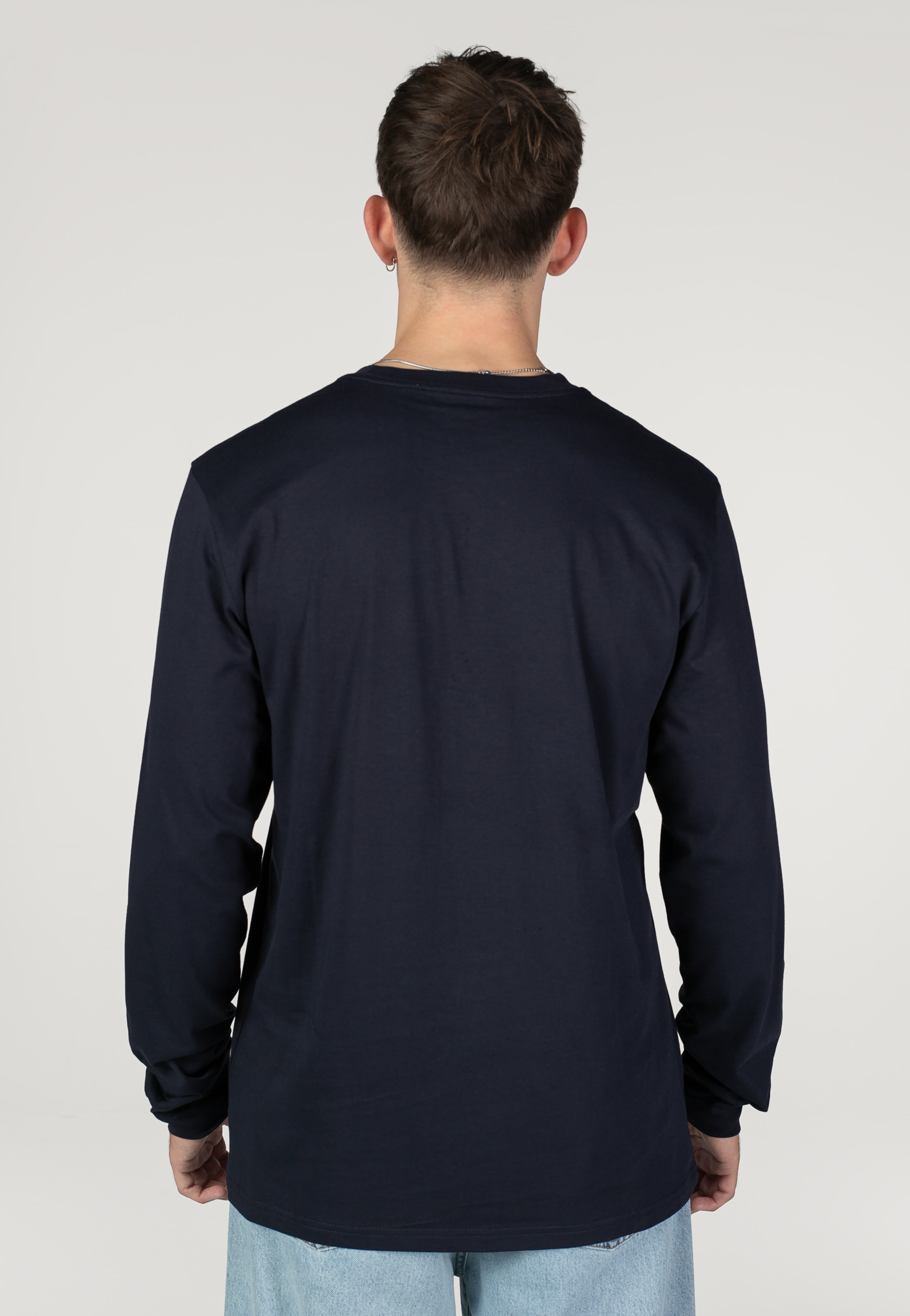 Carhartt WIP - Pocket Dark Navy - Longsleeve | Men-Image