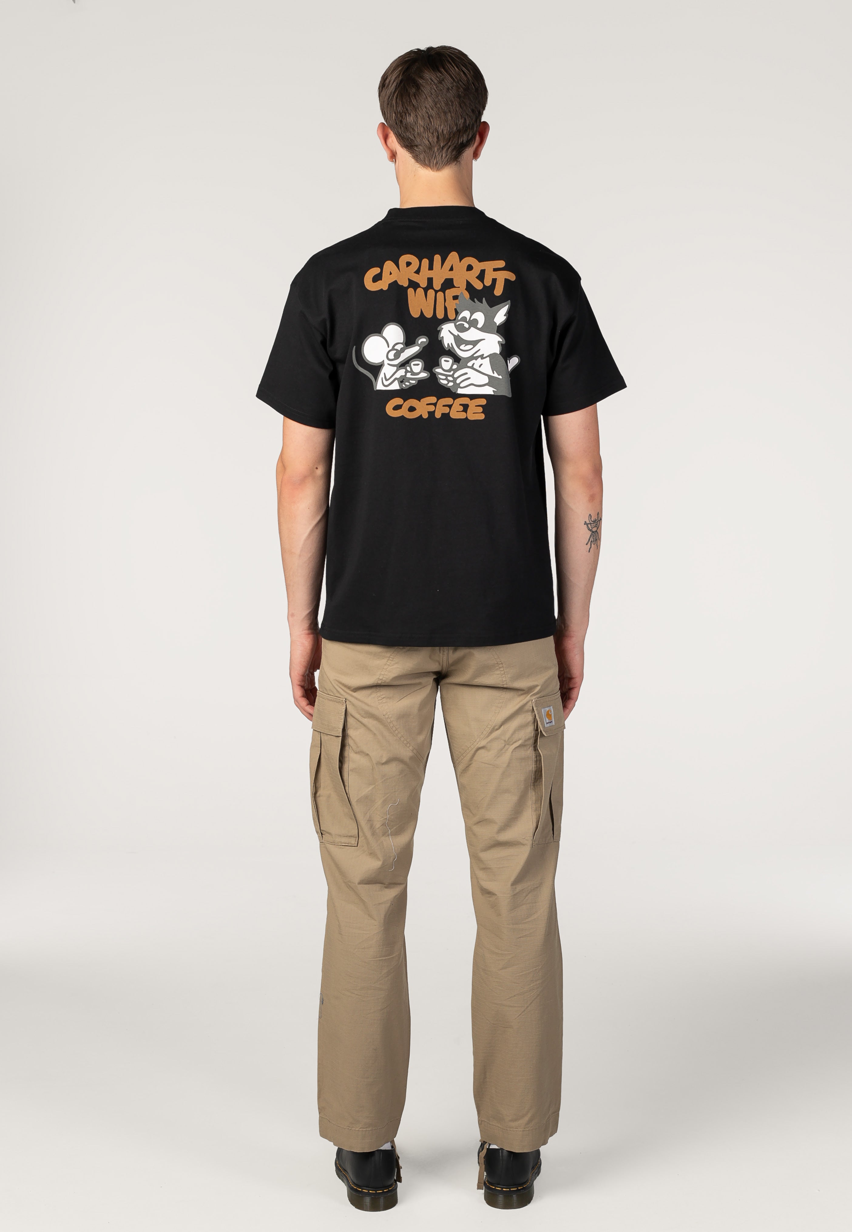 Carhartt WIP - Regular Cargo Rinsed Leather - Pants | Men-Image