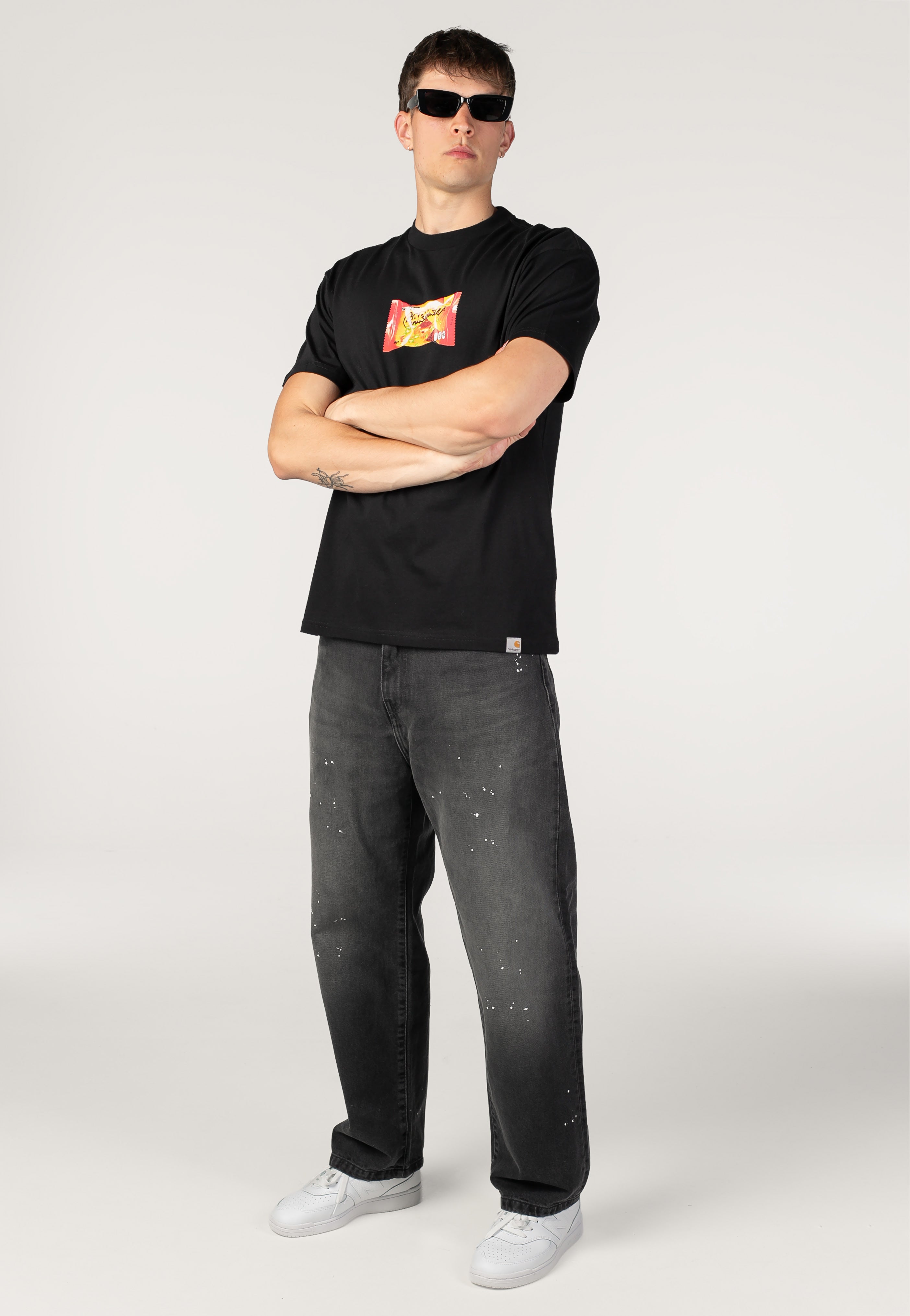 Carhartt WIP - Road Side Snack Black - T-Shirt | Men-Image