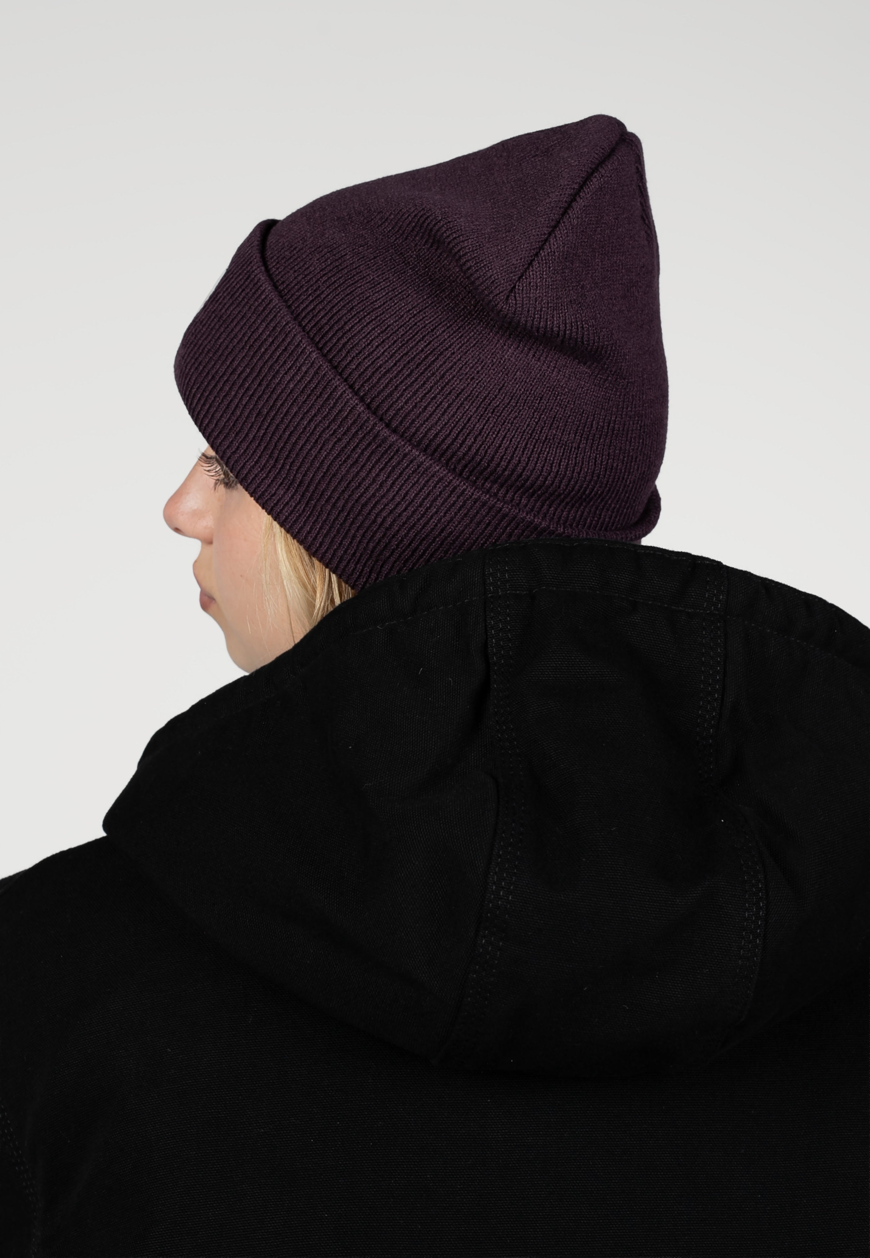 Carhartt WIP - Short Watch Cozy Purple - Beanie | Neutral-Image