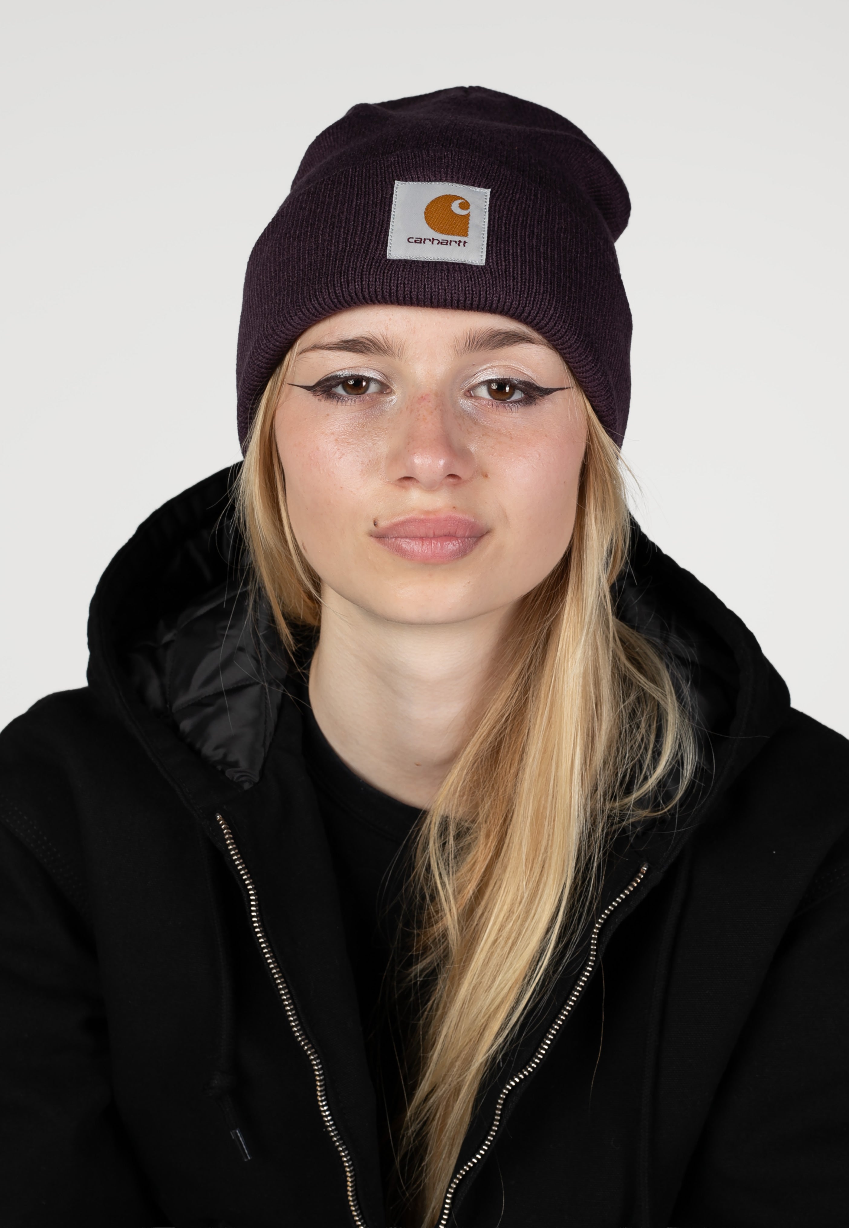 Carhartt WIP - Short Watch Cozy Purple - Beanie | Neutral-Image