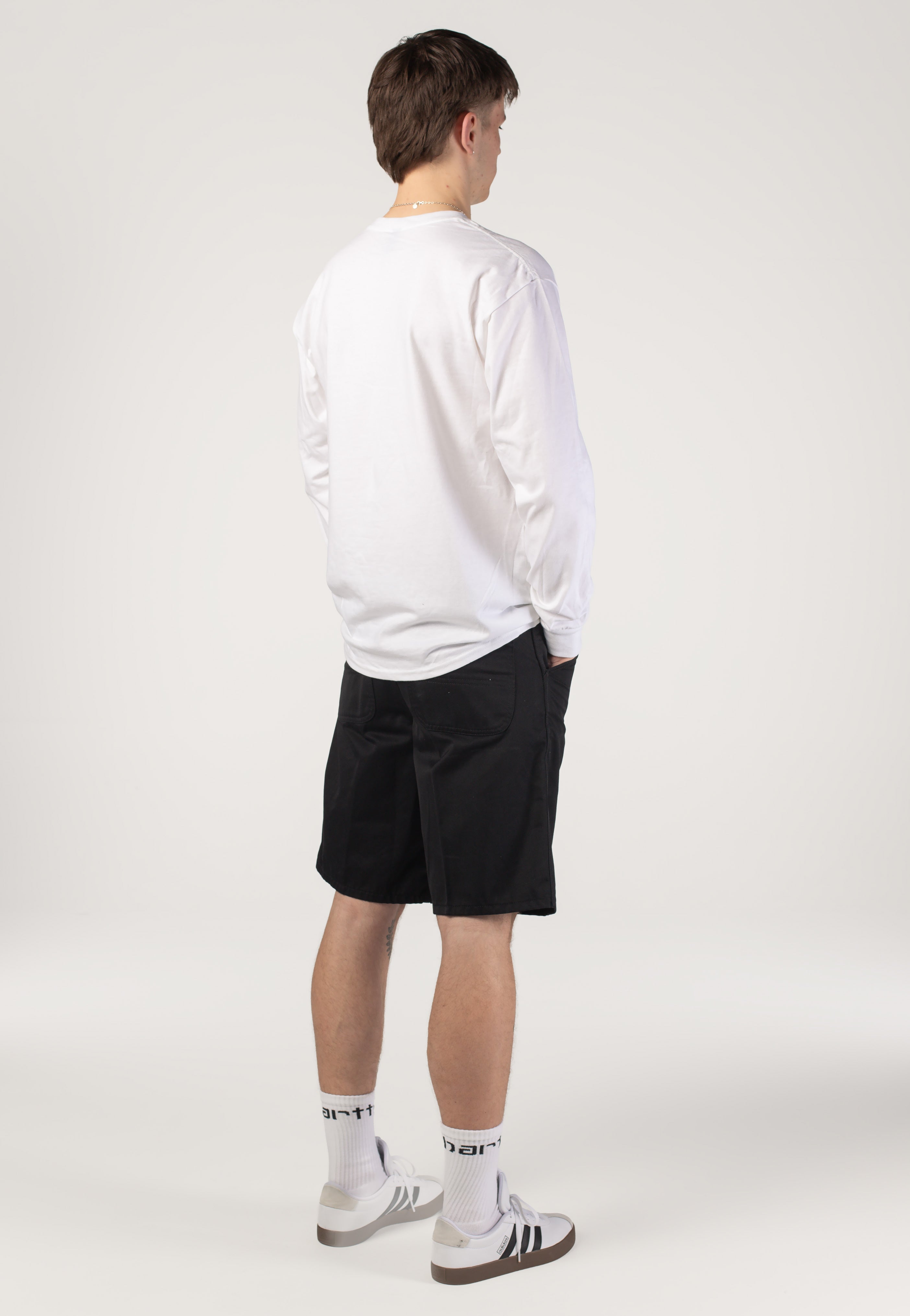 Carhartt WIP - Simple Rinsed Black - Shorts | Men-Image