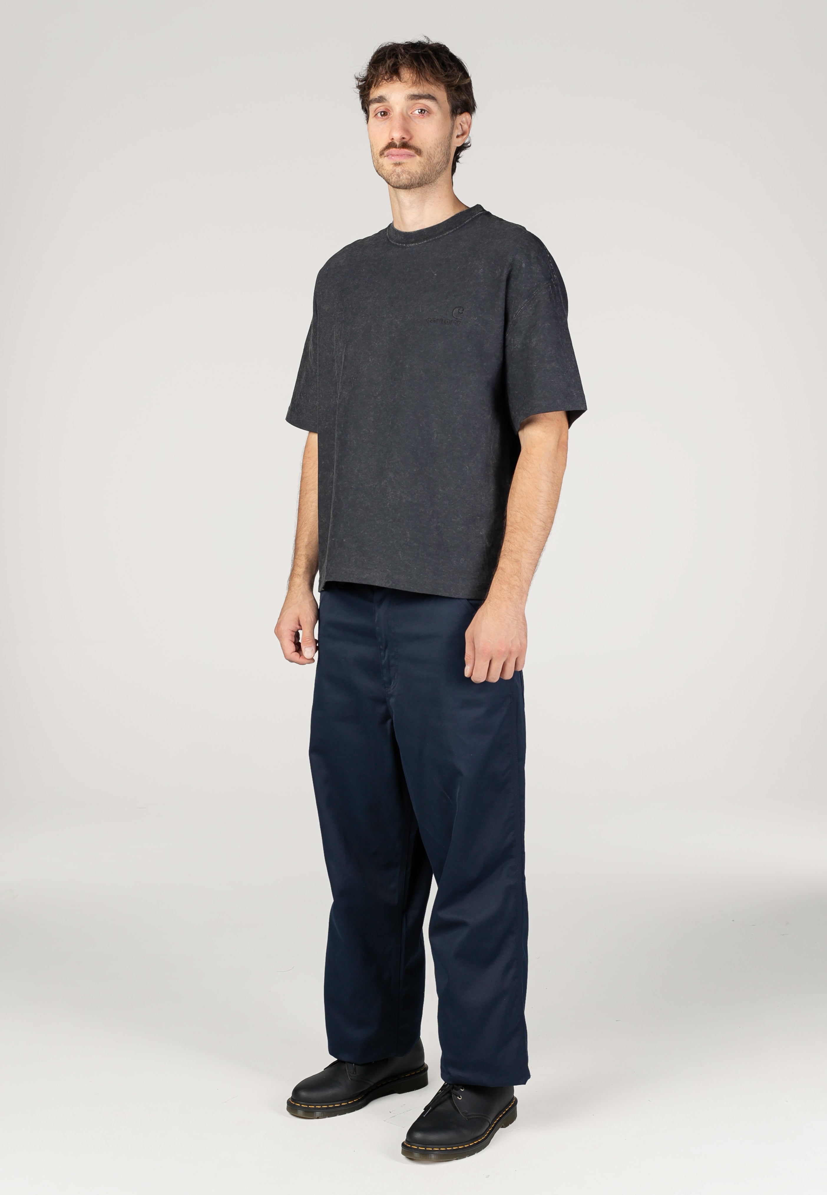 Carhartt WIP - Simple Rinsed Dark Navy - Pants | Men-Image