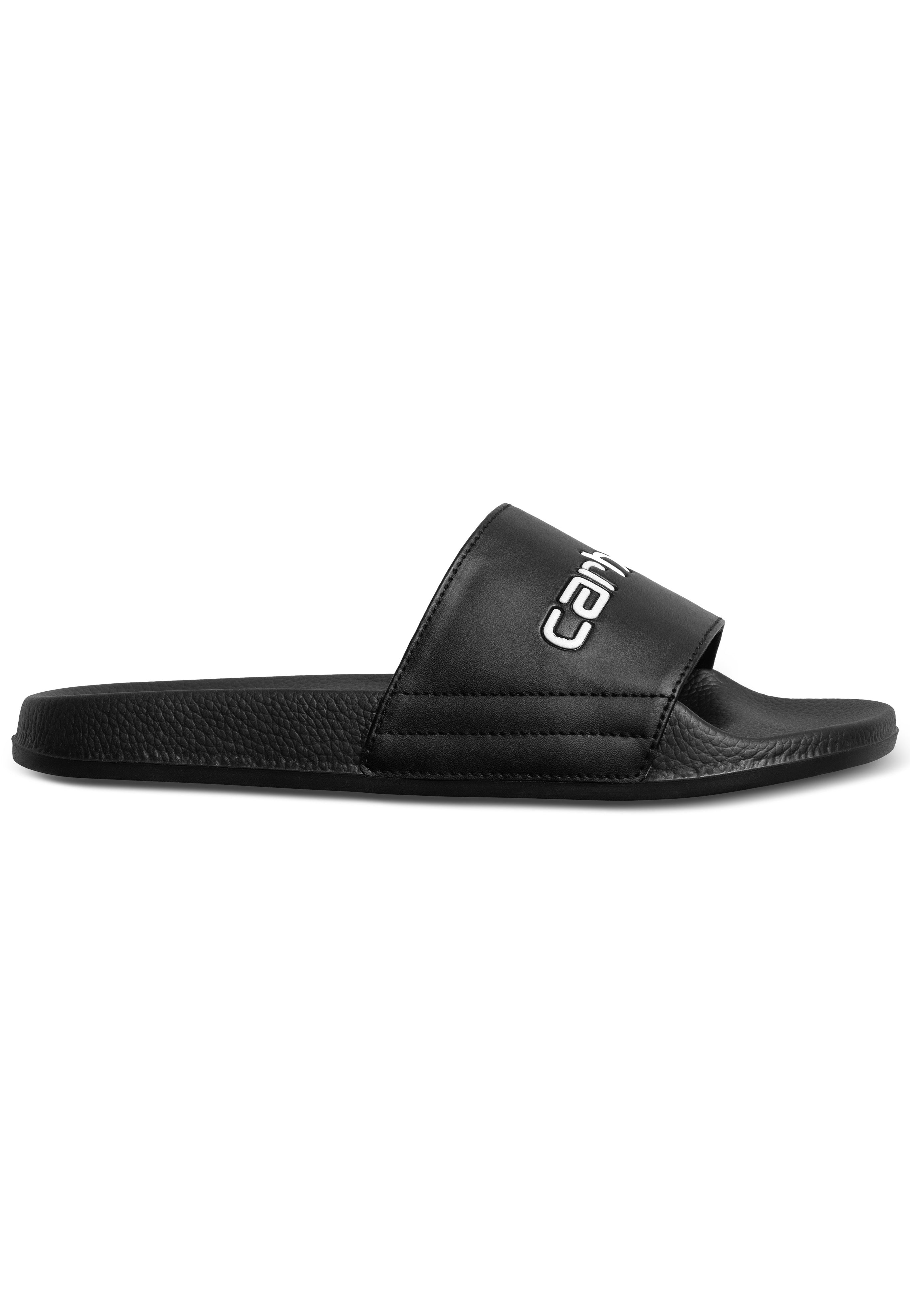 Carhartt WIP - WIP Black/White - Slides | Neutral-Image