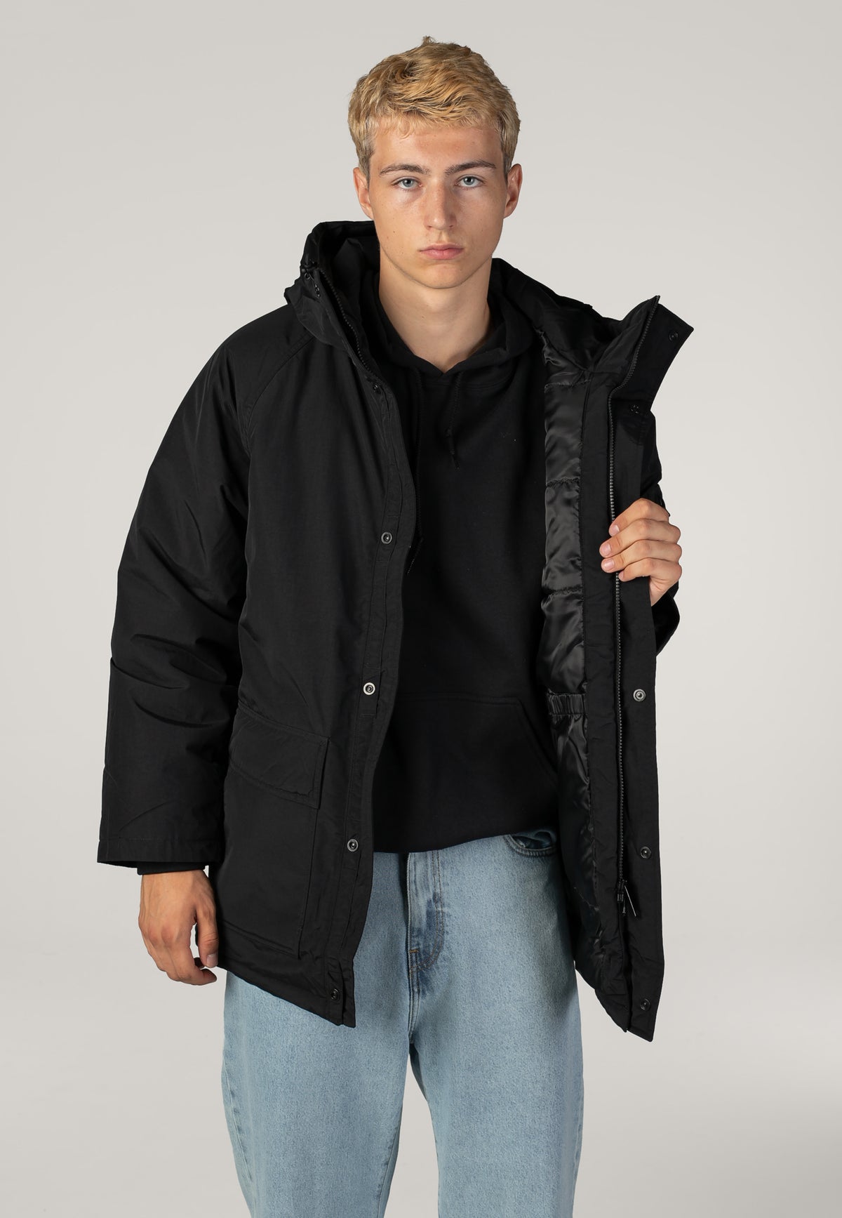 Carhartt WIP - Stanwood Black - Jacket | Men-Image