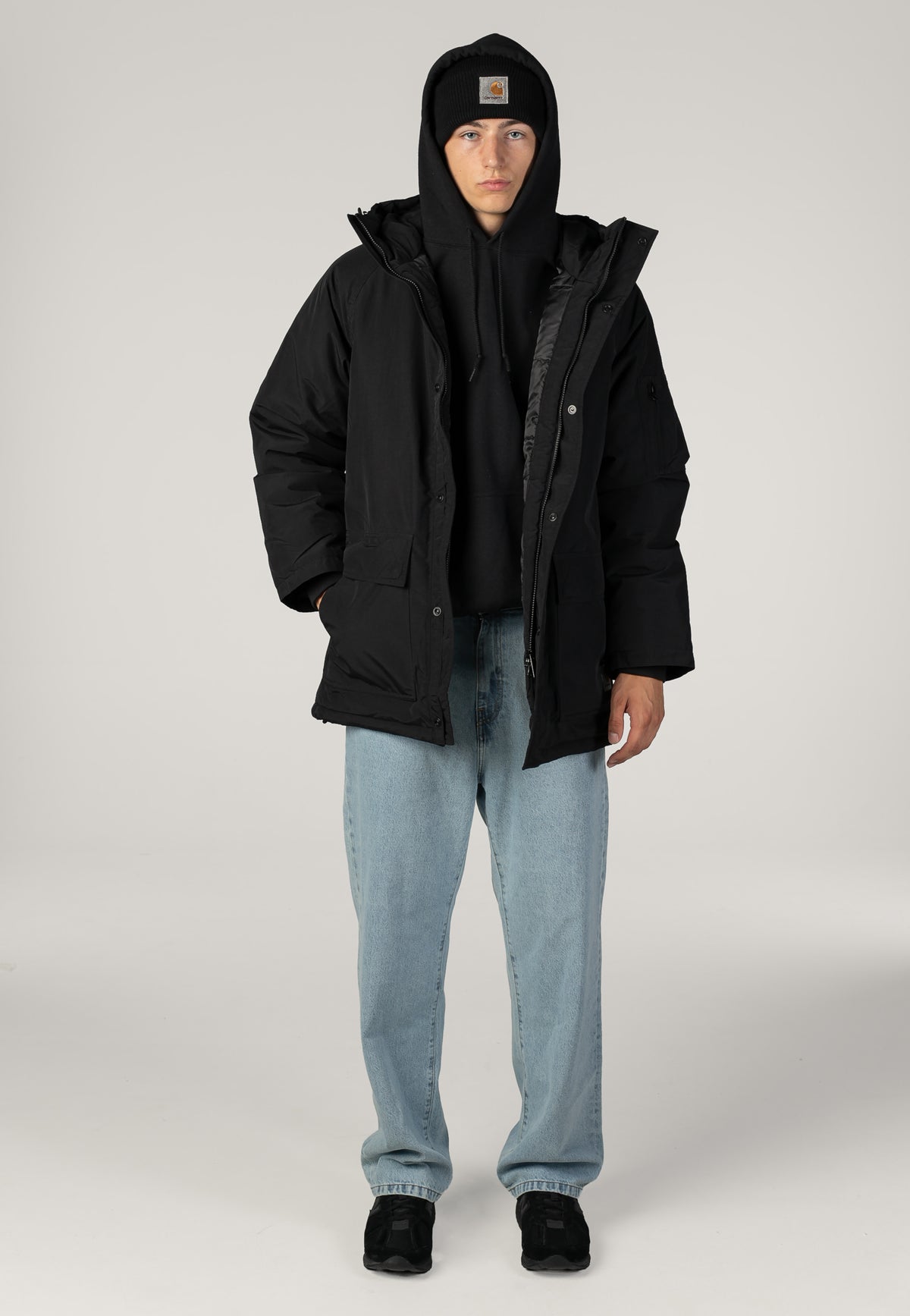 Carhartt WIP - Stanwood Black - Jacket | Men-Image