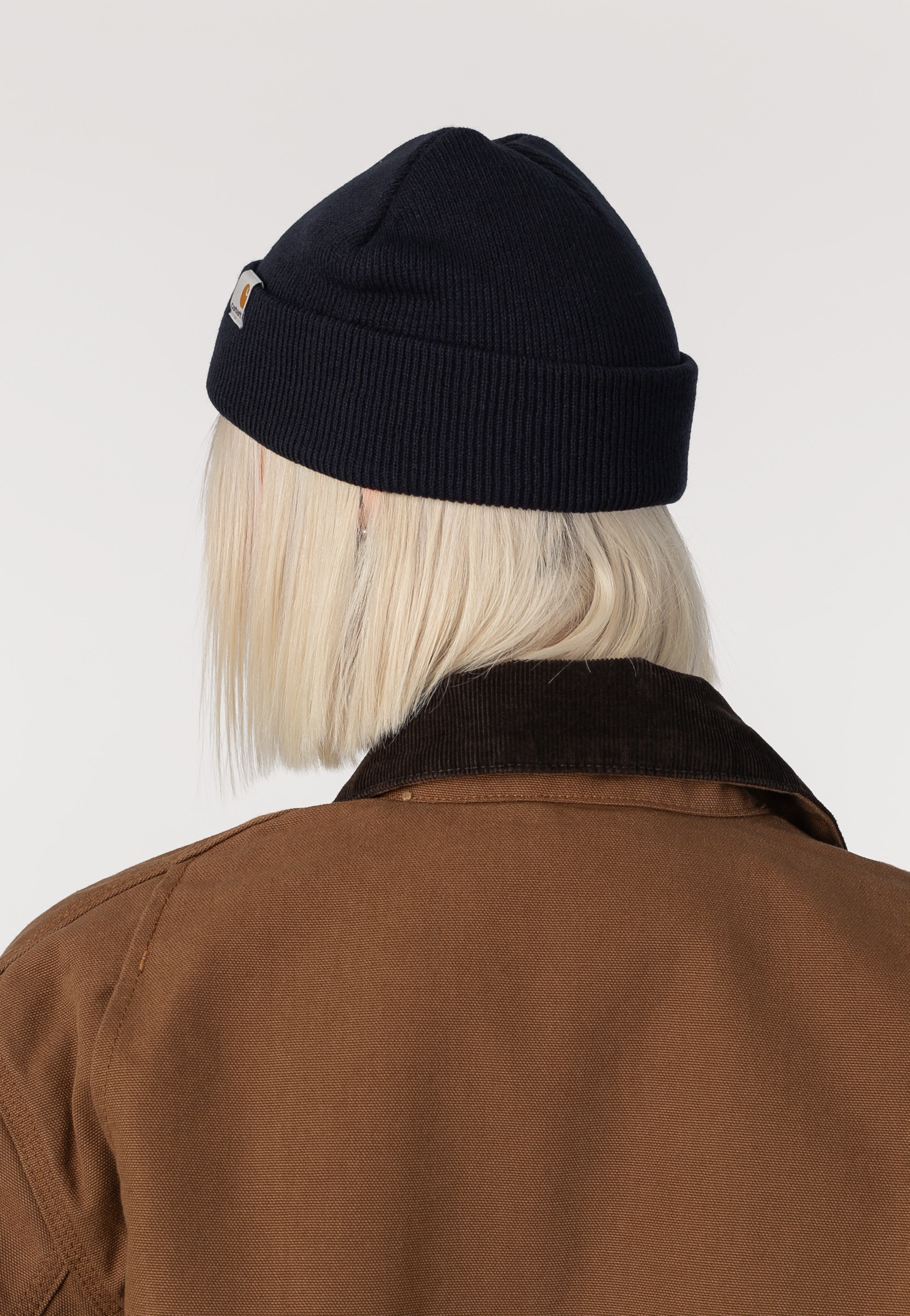 Carhartt WIP - Stratus Low Dark Navy - Beanie | Neutral-Image
