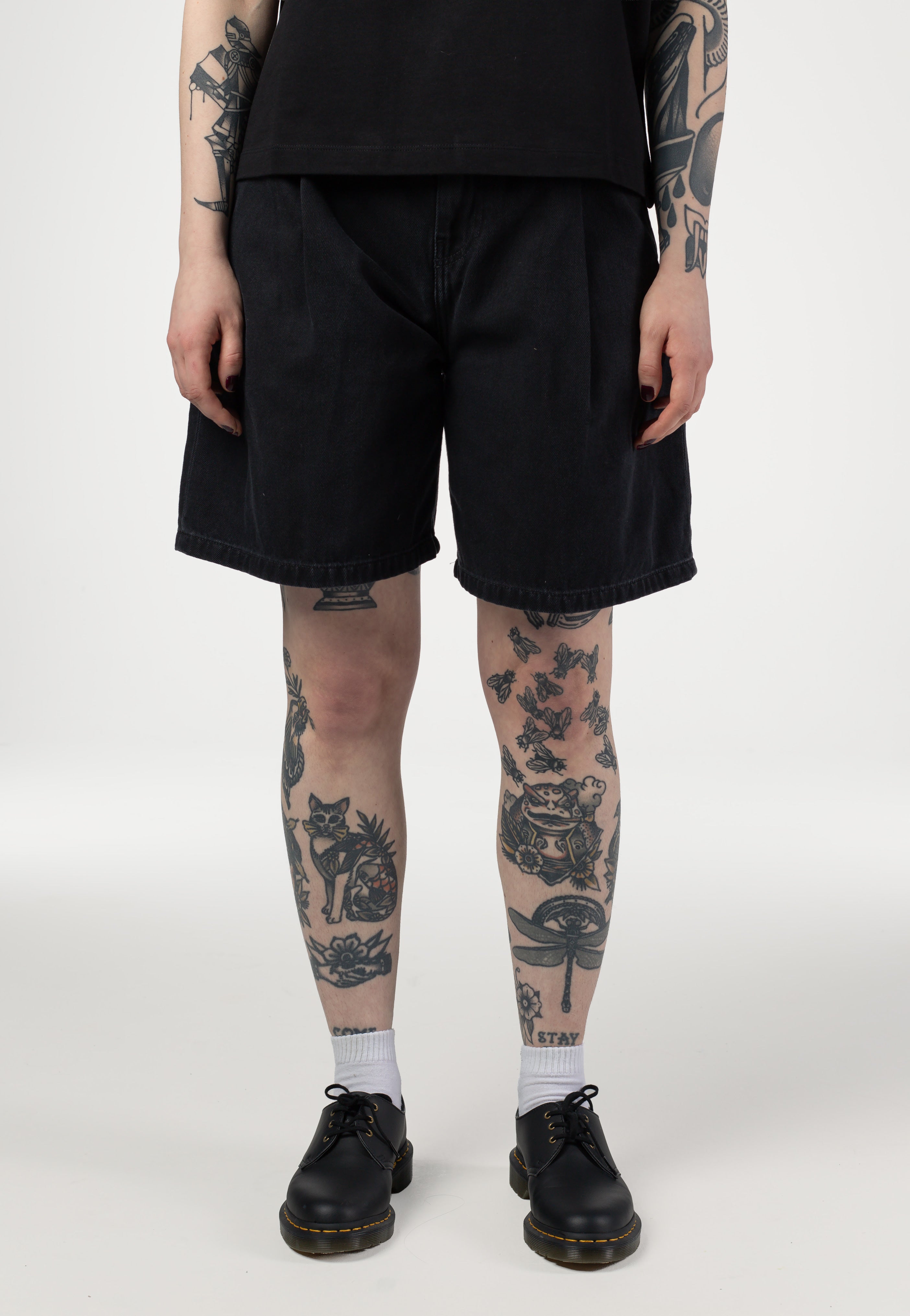 Carhartt WIP - W' Alta Stone Washed Black - Shorts | Women-Image