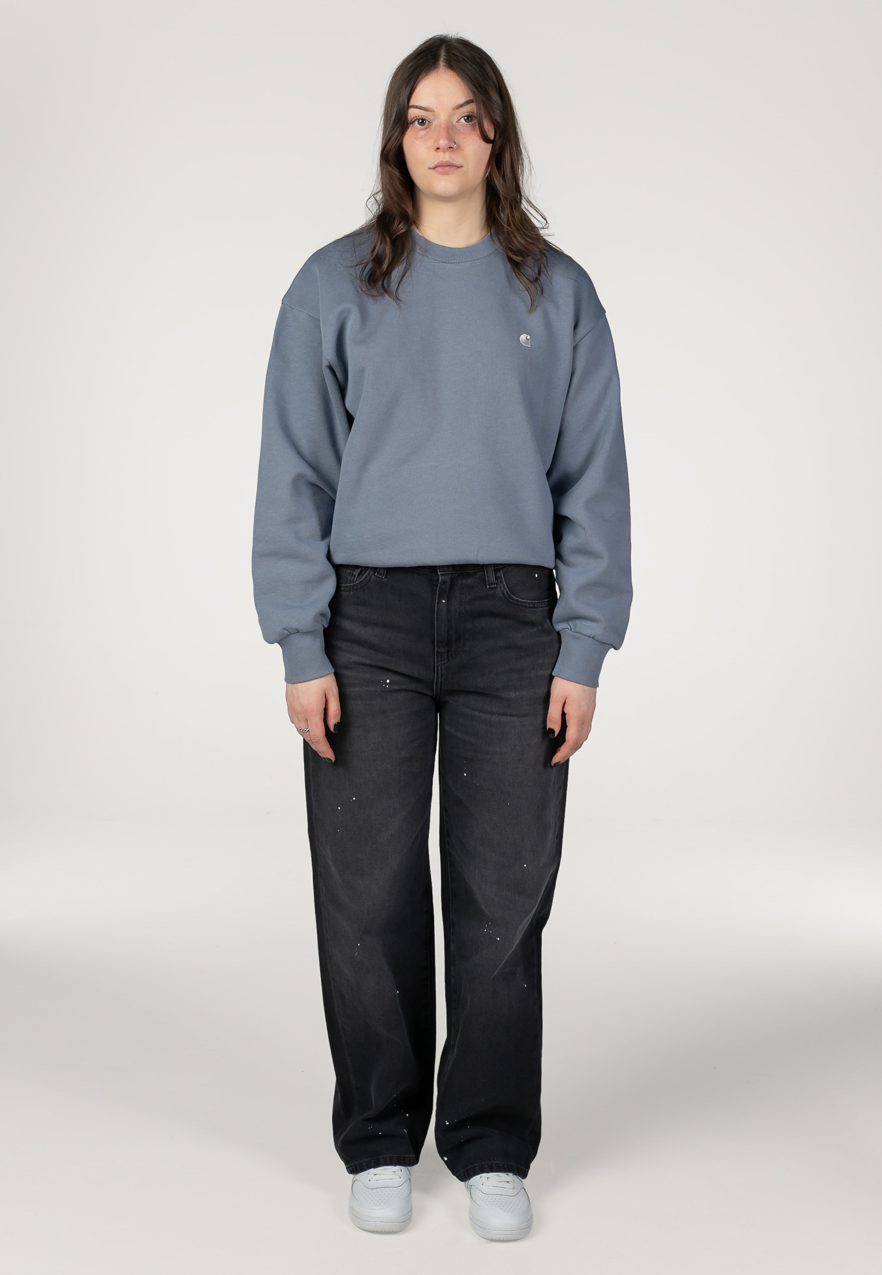 Carhartt WIP - W' Arin Destroy Wash Black - Pants | Women-Image