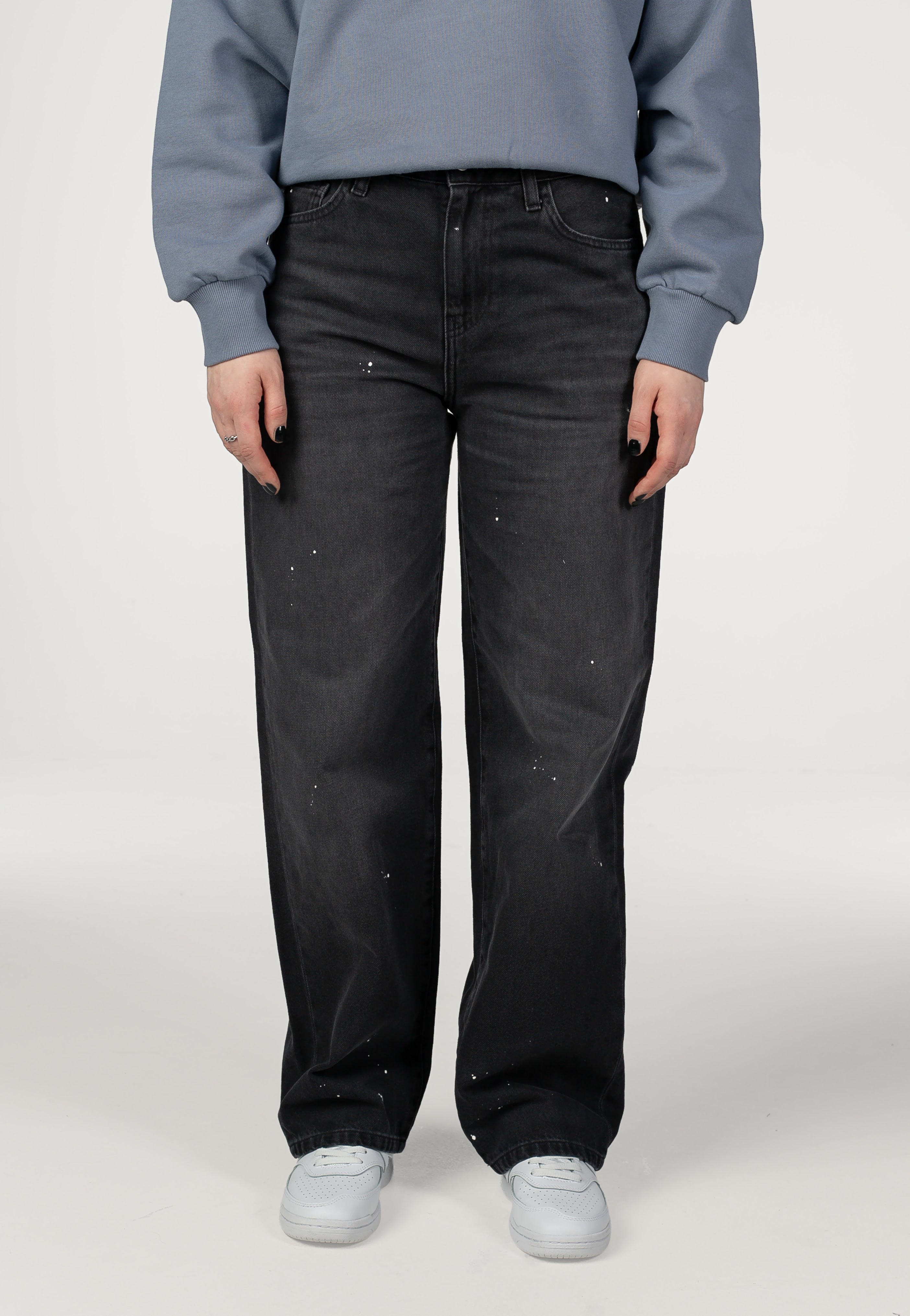 Carhartt WIP - W' Arin Destroy Wash Black - Pants | Women-Image