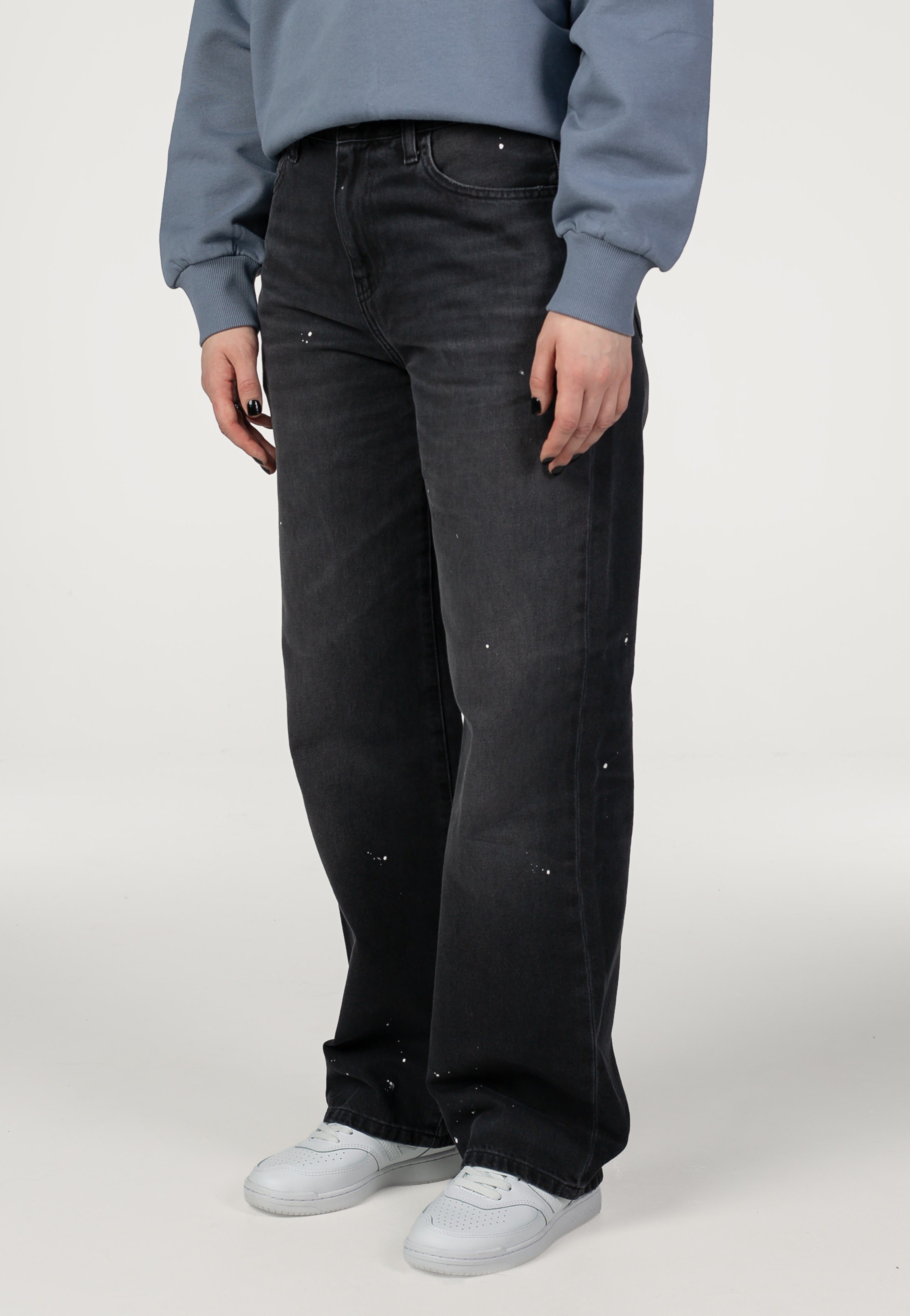 Carhartt WIP - W' Arin Destroy Wash Black - Pants | Women-Image