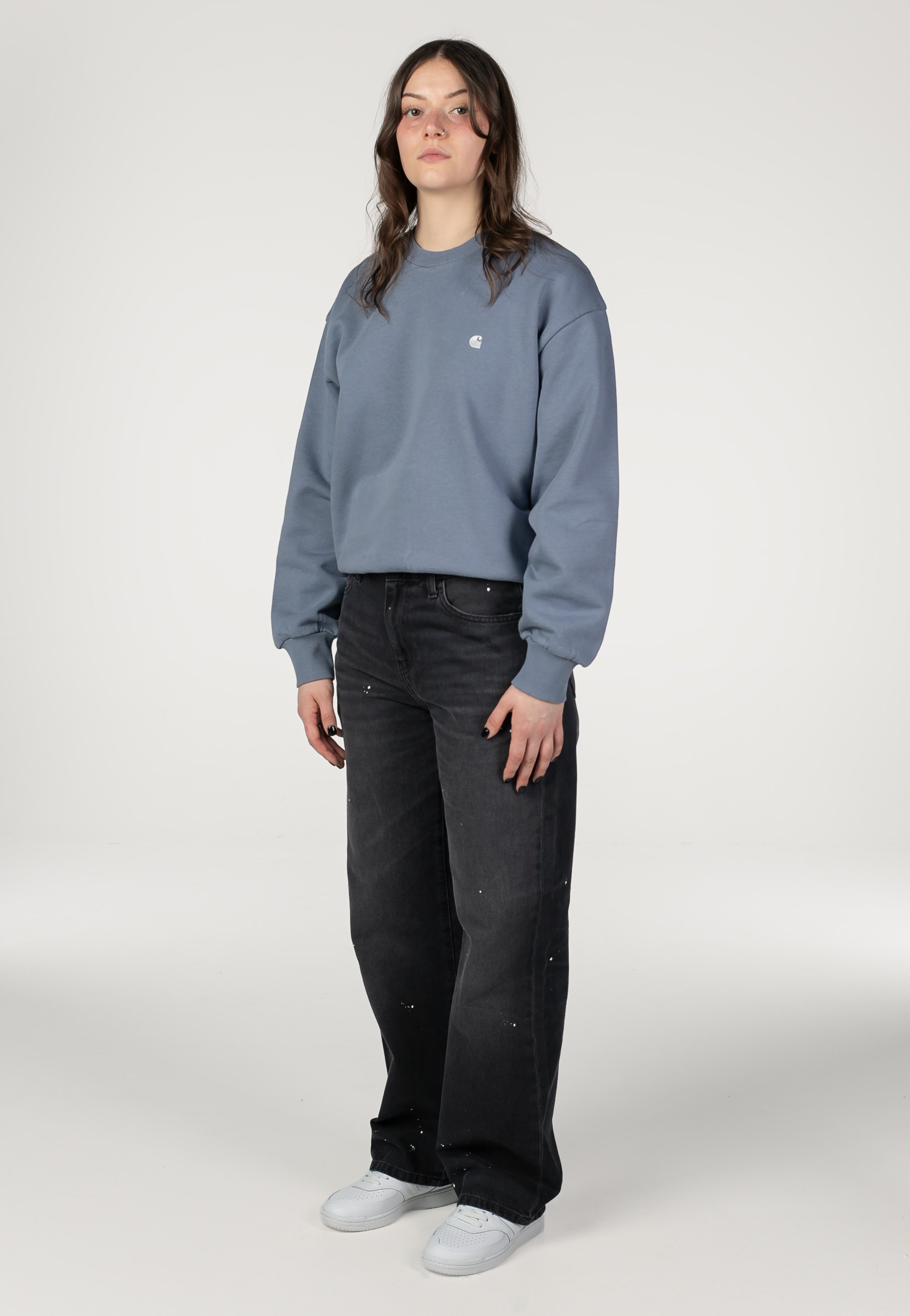 Carhartt WIP - W' Arin Destroy Wash Black - Pants | Women-Image
