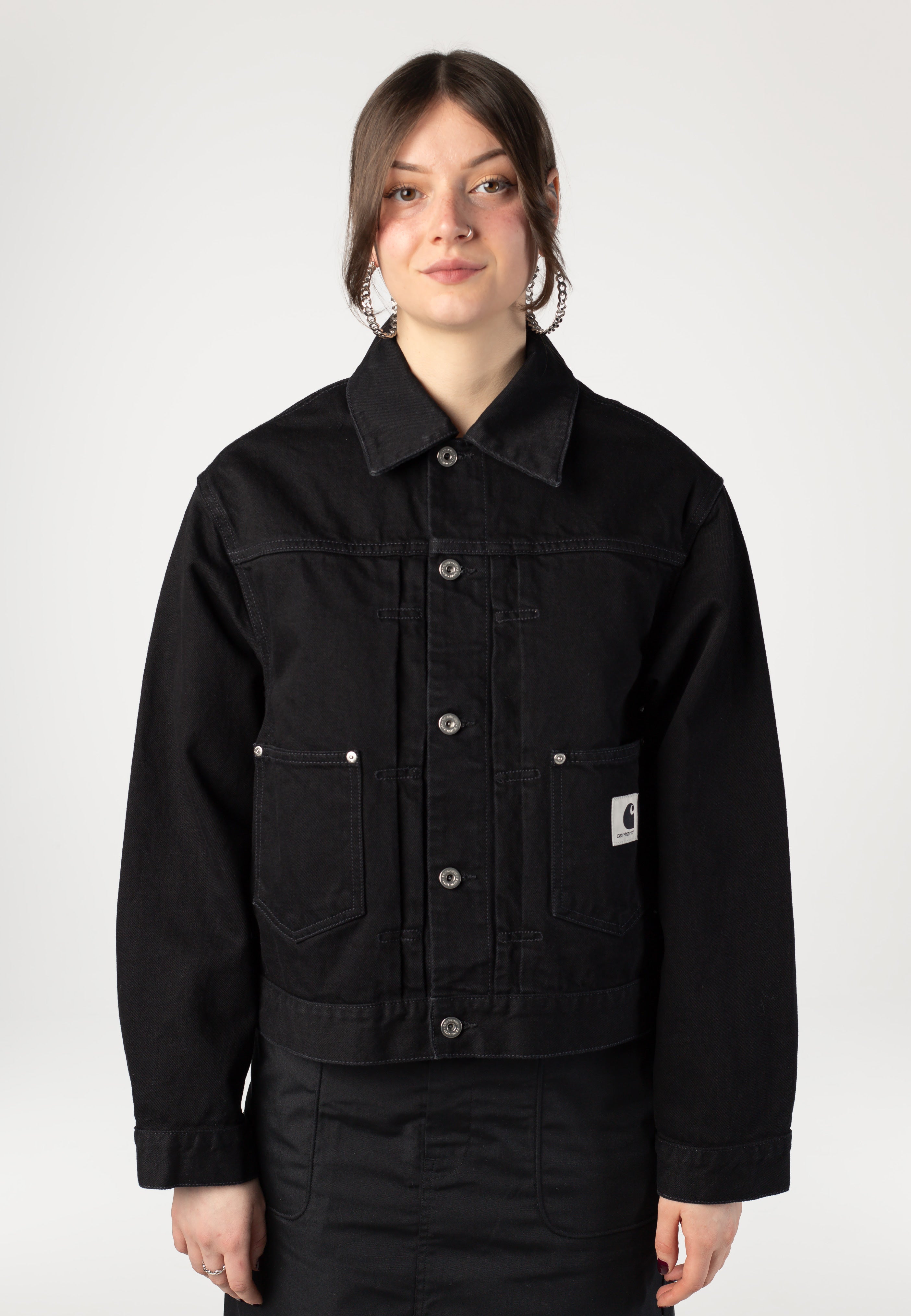 Carhartt WIP - W' Belmar Rinsed Black - Jacket | Women-Image