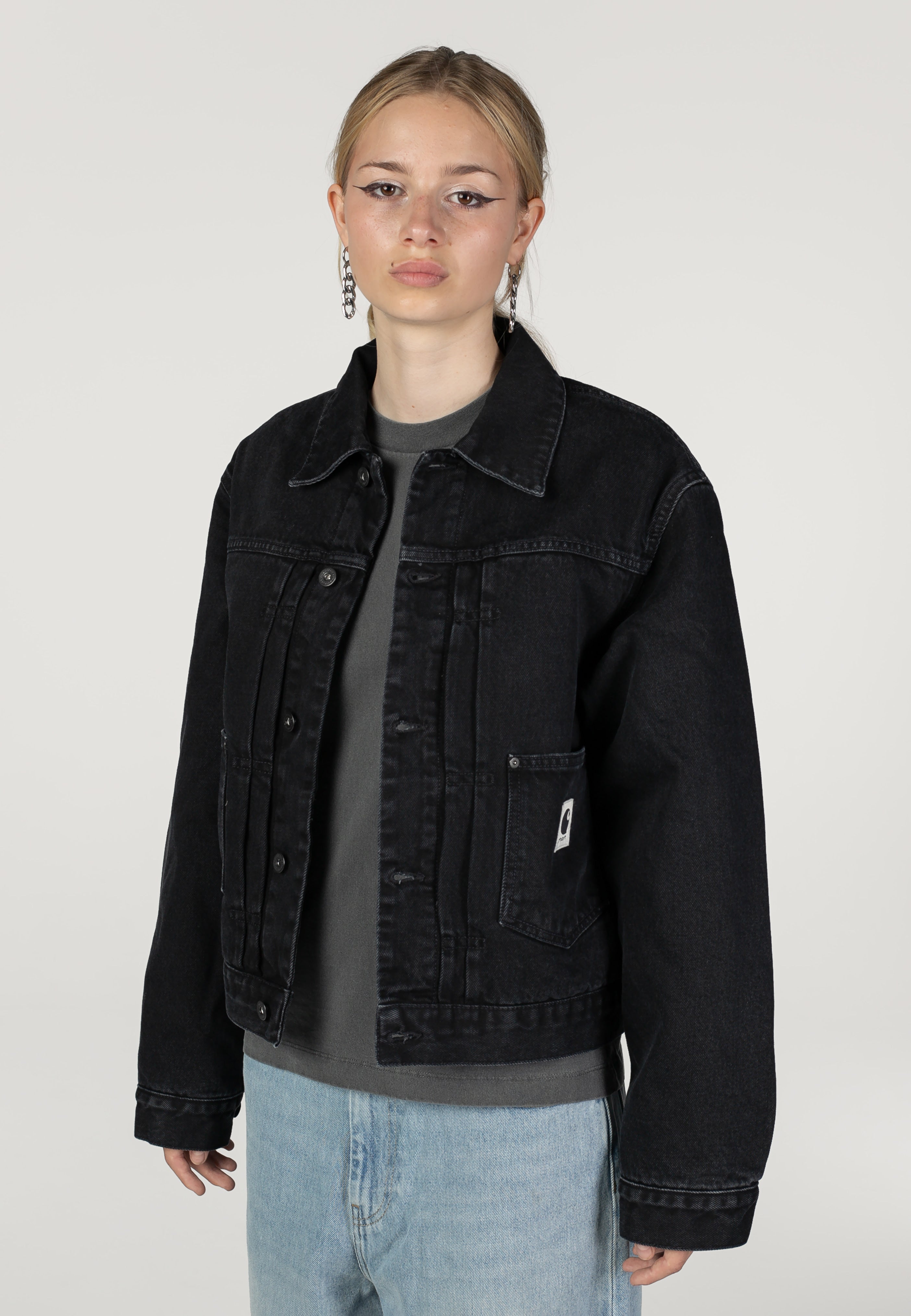 Carhartt WIP - W' Belmar Stone Washed Black - Jacket | Women-Image