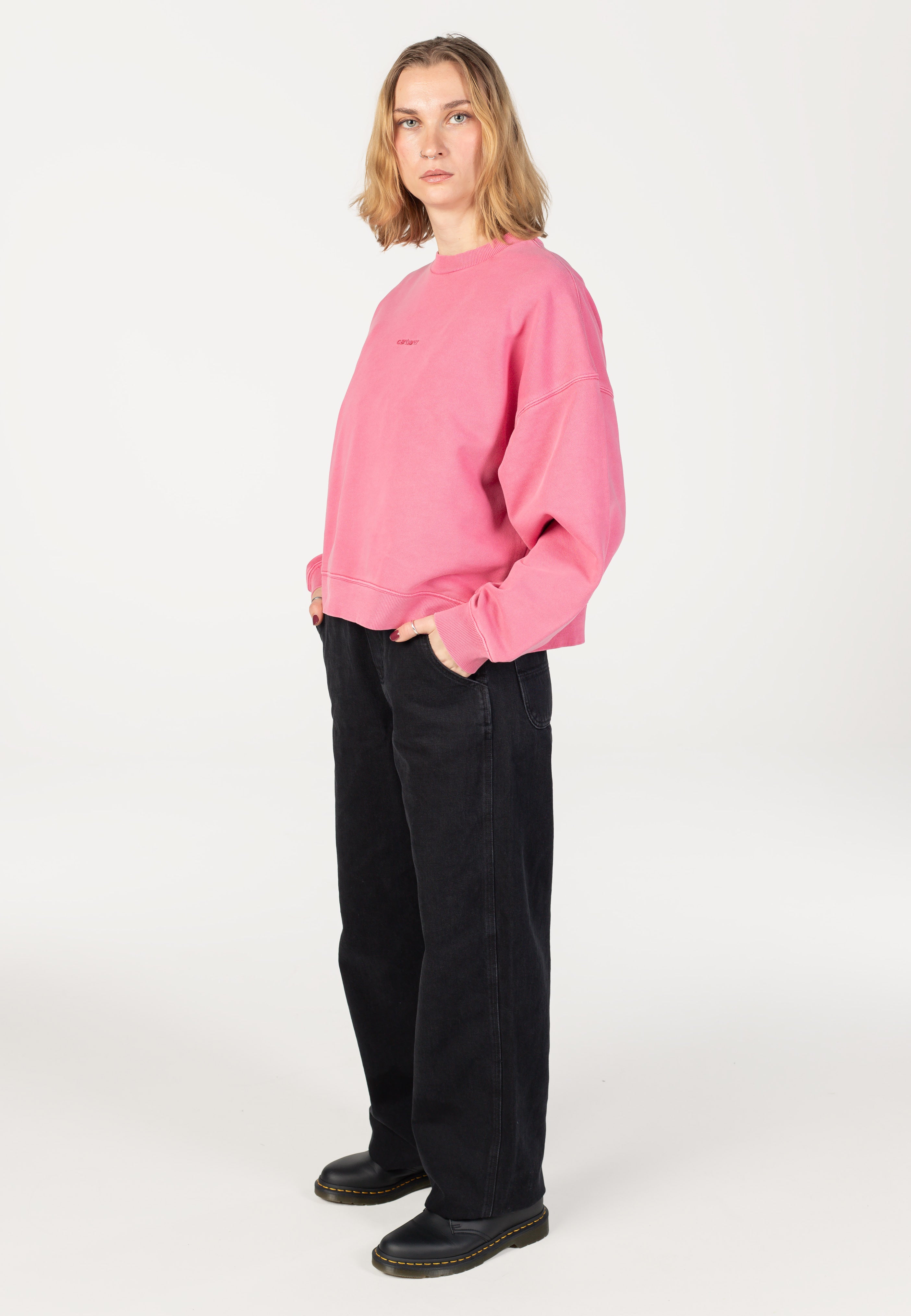 Carhartt WIP - W' Benton Garment Dyed Primrose - Sweater | Women-Image