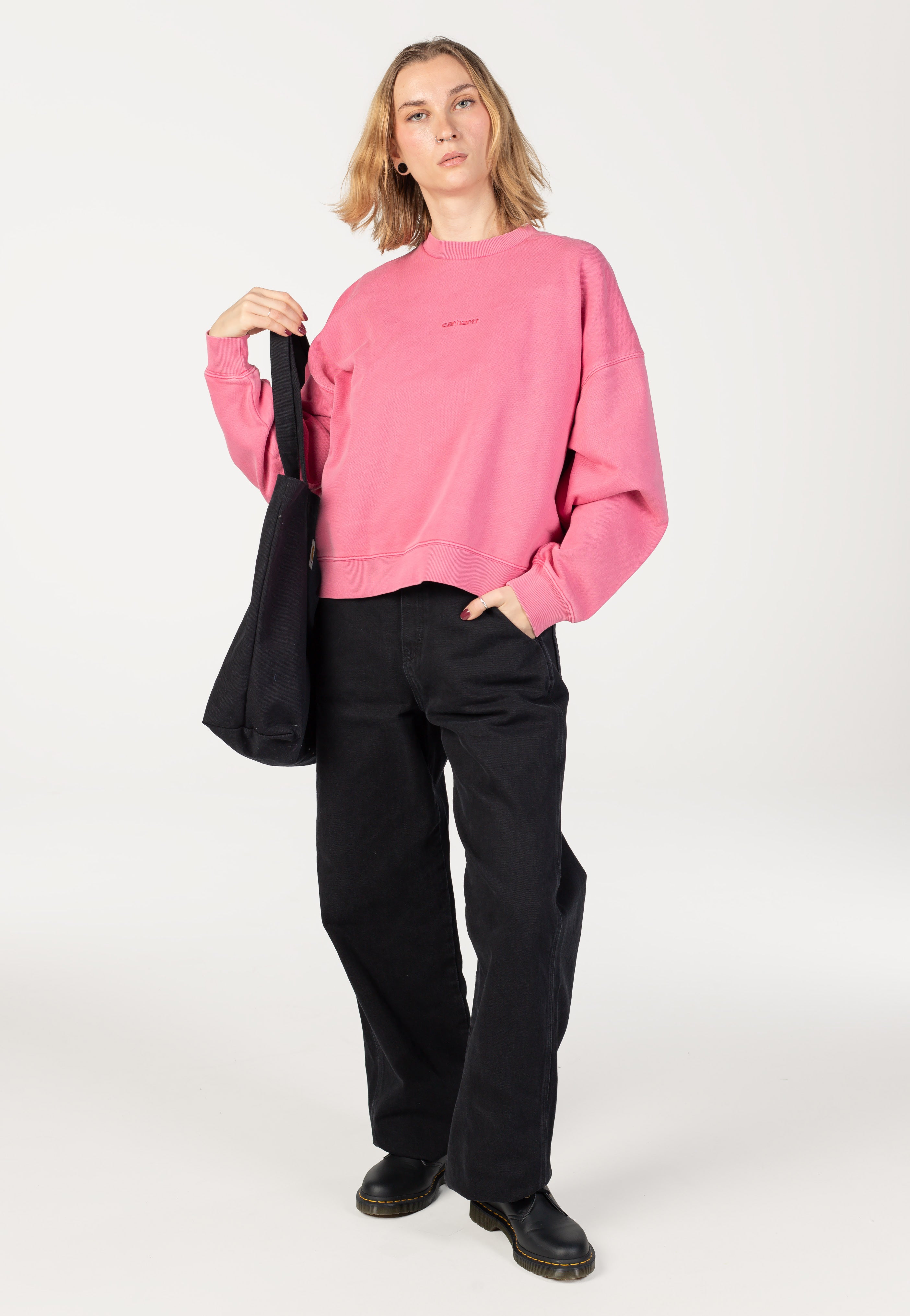 Carhartt WIP - W' Benton Garment Dyed Primrose - Sweater | Women-Image