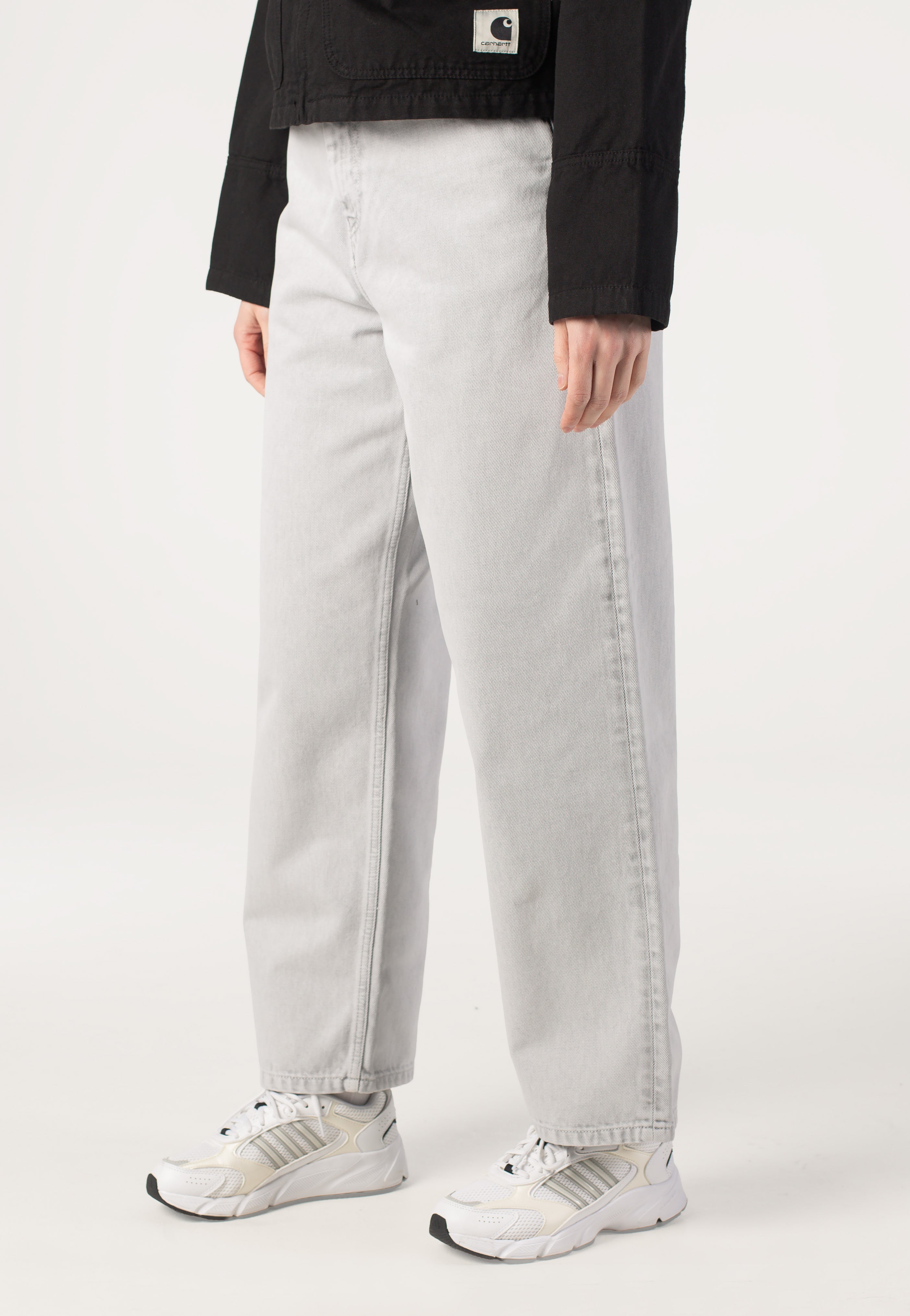 Carhartt WIP - W' Brandon Chalk Wash Black - Pants | Women-Image